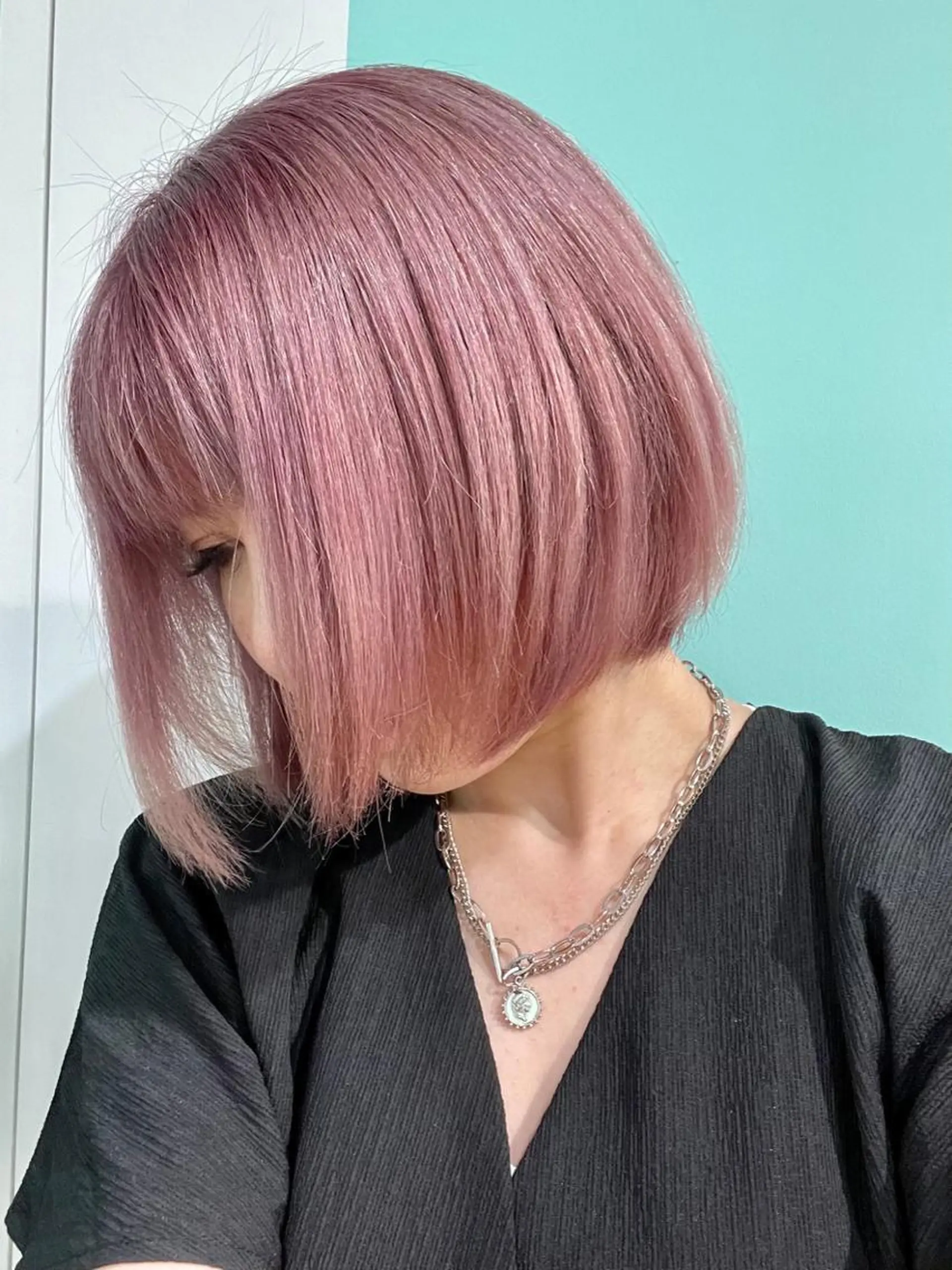 ミディアム カラー ヘアカラー 高橋 奈津沙のヘアスタイル