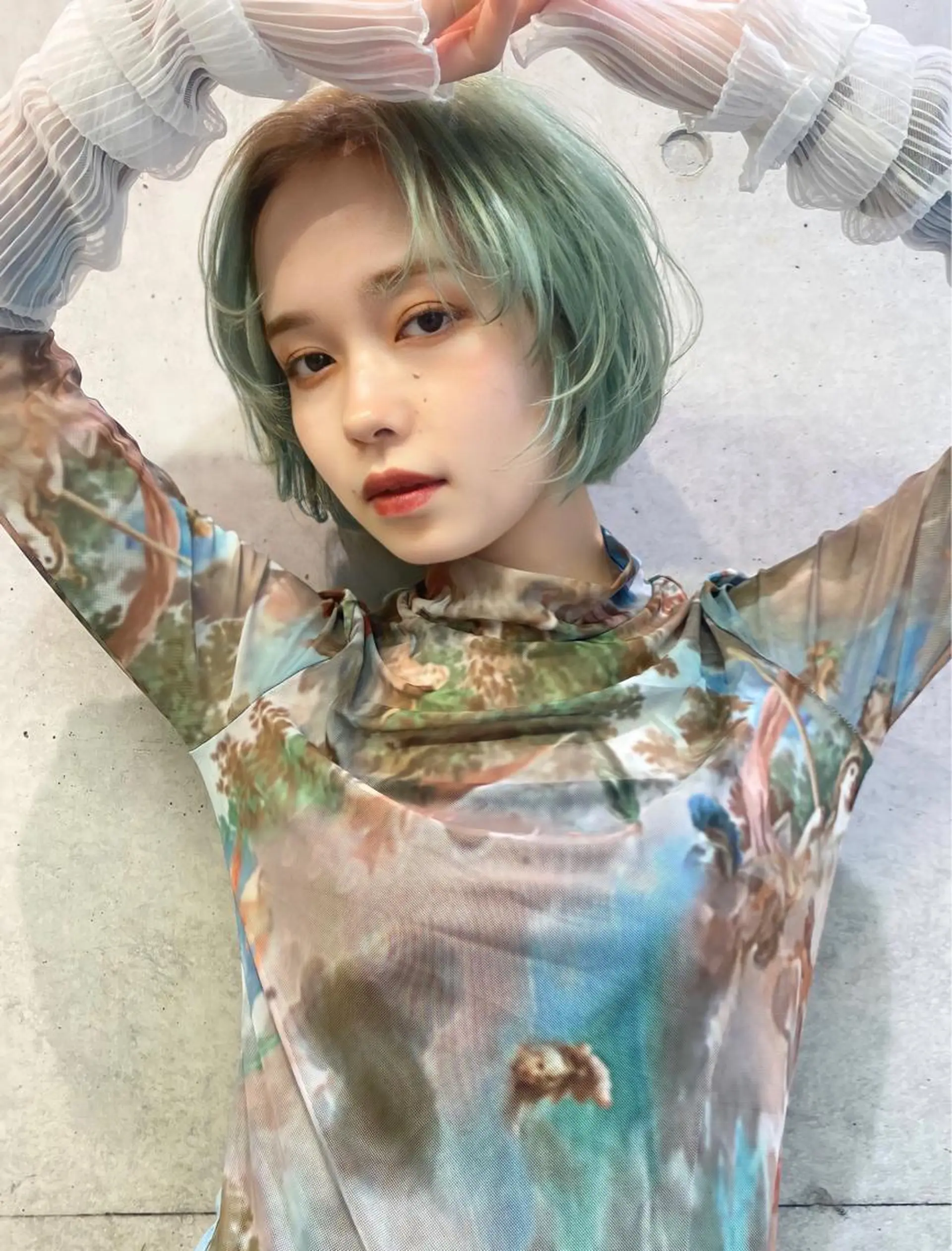 ショート カット ヘアカラー トリートメント kaho🧸 / 大人styleのヘアスタイル