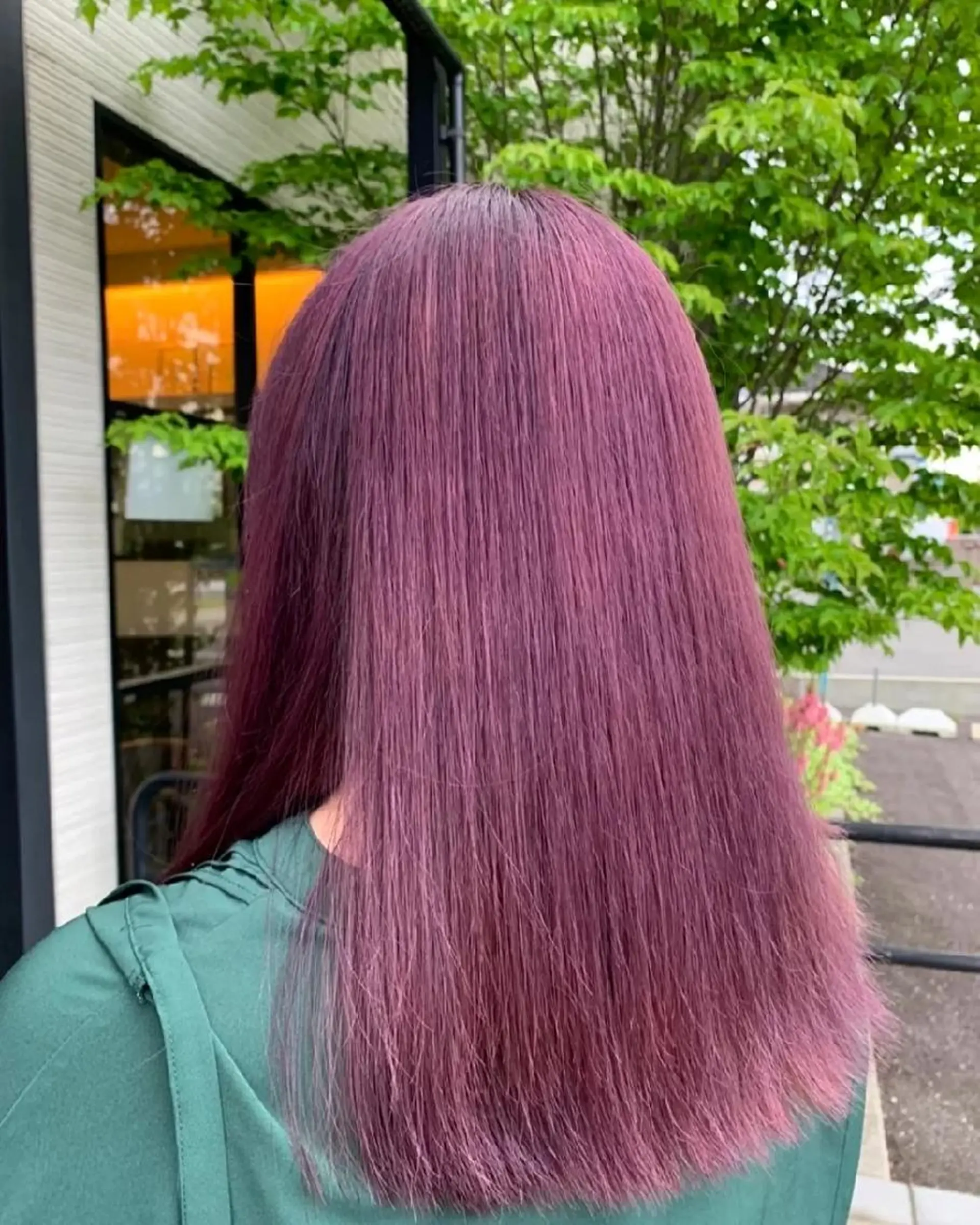 カラー ブリーチ 石川 菜摘のヘアスタイル