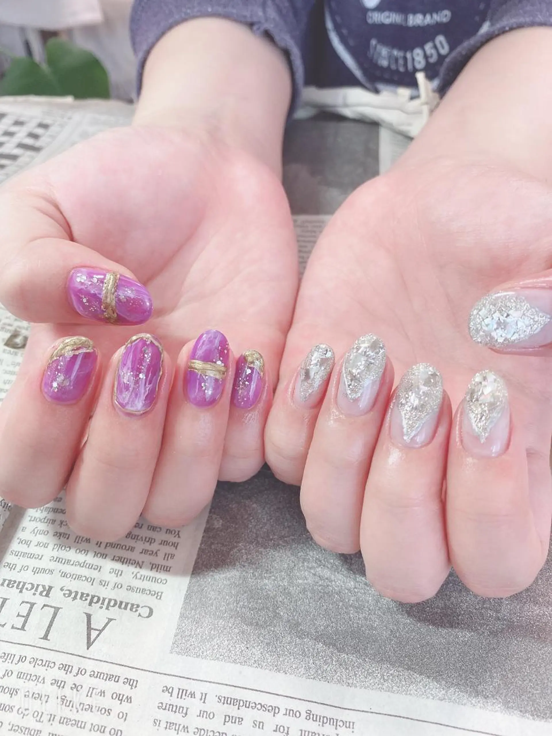 ネイル ハンドネイル ハンドケア 森山 舞のネイルデザイン