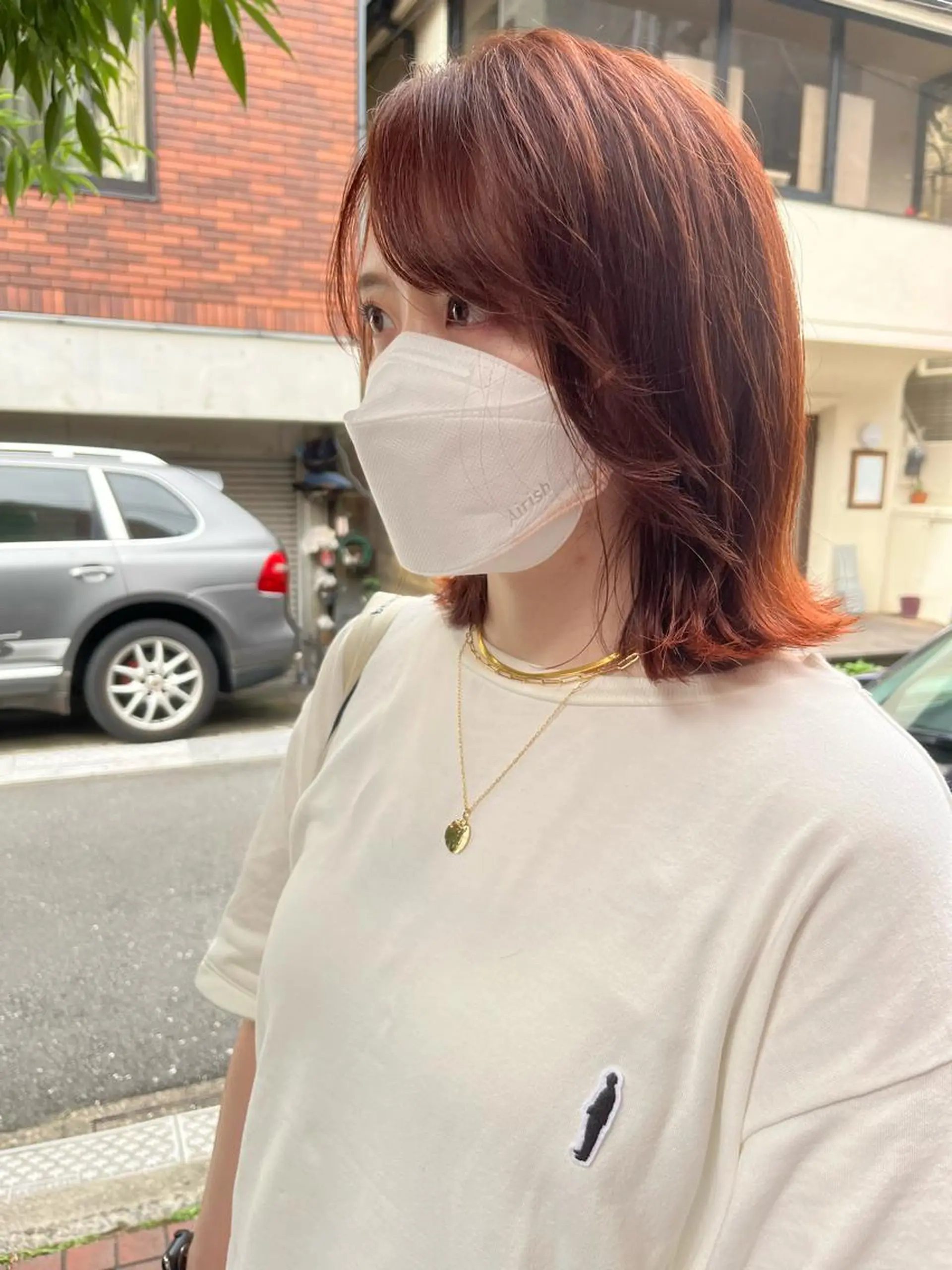 ミディアム カラー eri kinjoのヘアスタイル