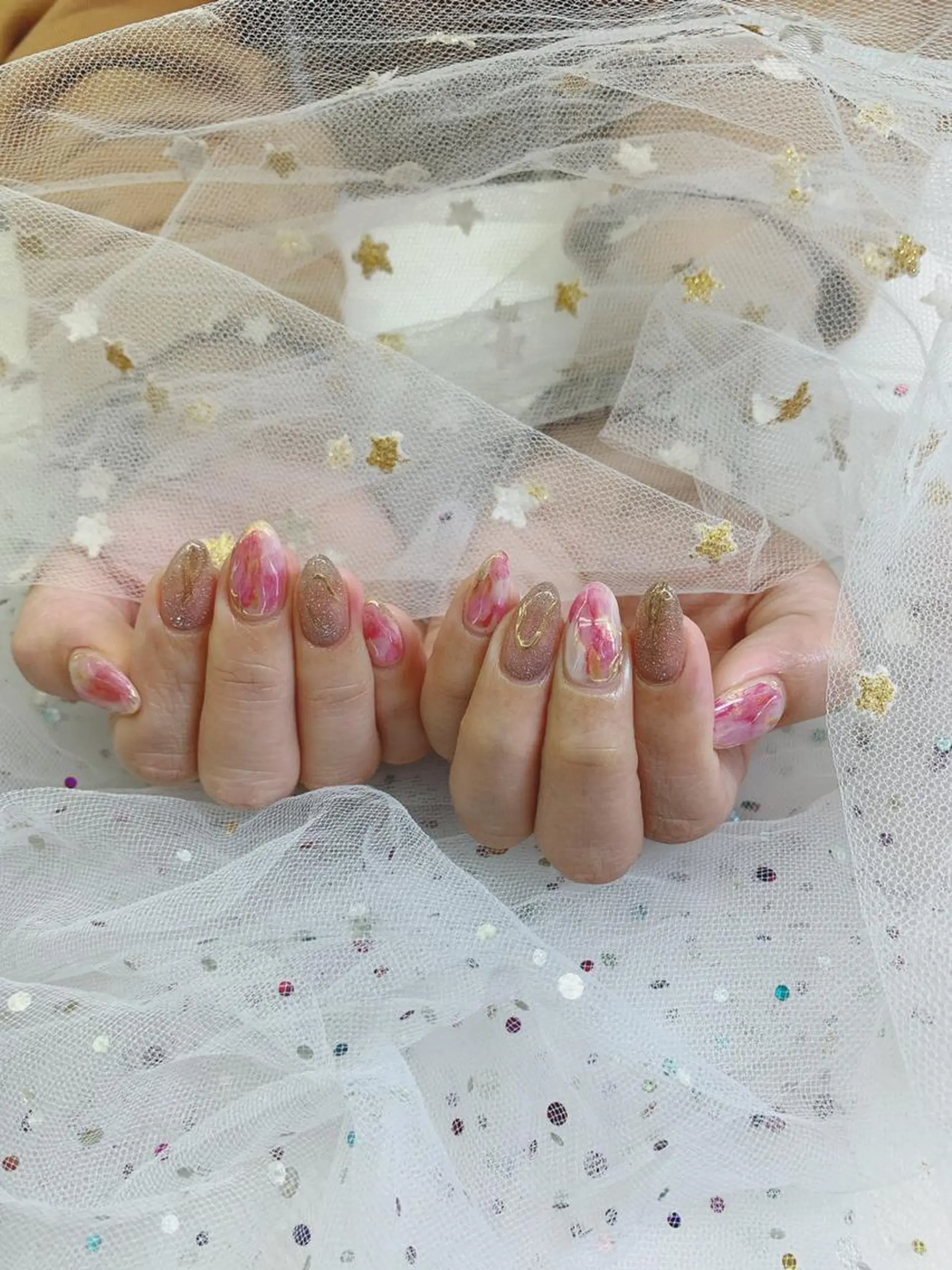 ネイル 🦋ネイルサロン ブラン🌈ゆりのネイルデザイン