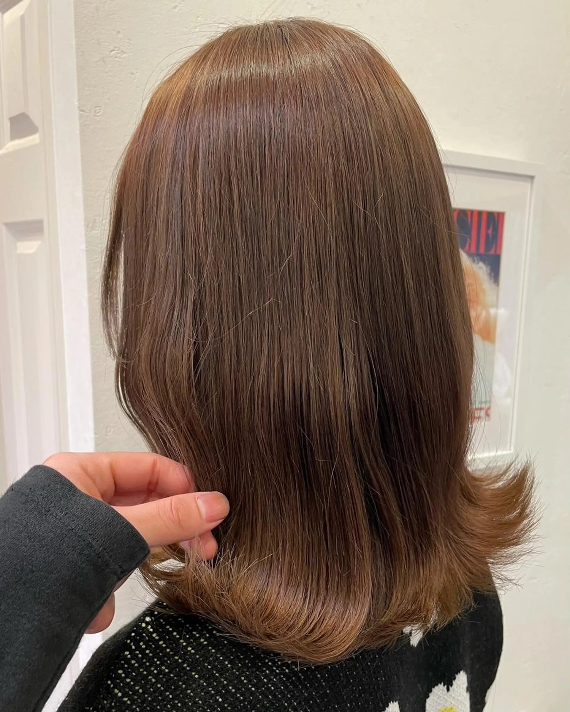 ミディアム カラー taiga レイヤー /髪質改善/矯正🌈のヘアスタイル