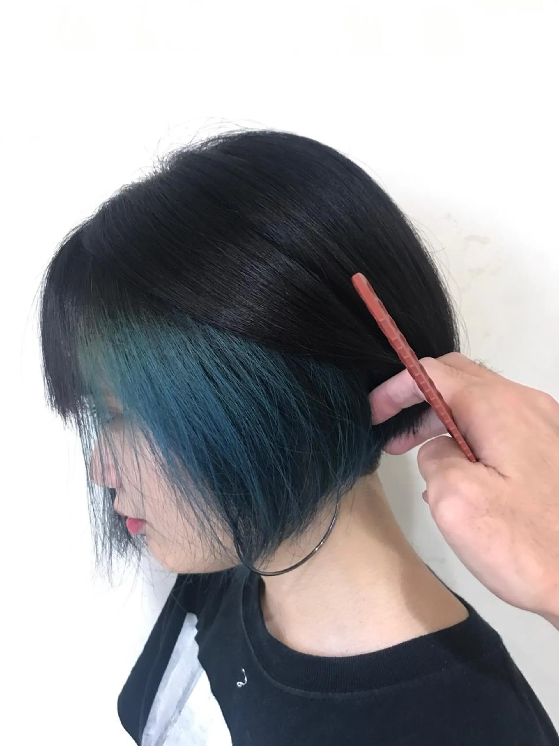 ミディアム カラー パーマ ヘアアレンジ ブルーカラー インナーカラー ヘアカラー トリートメント 縮毛矯正/美髪 髪質改善/石田幸輔のヘアスタイル