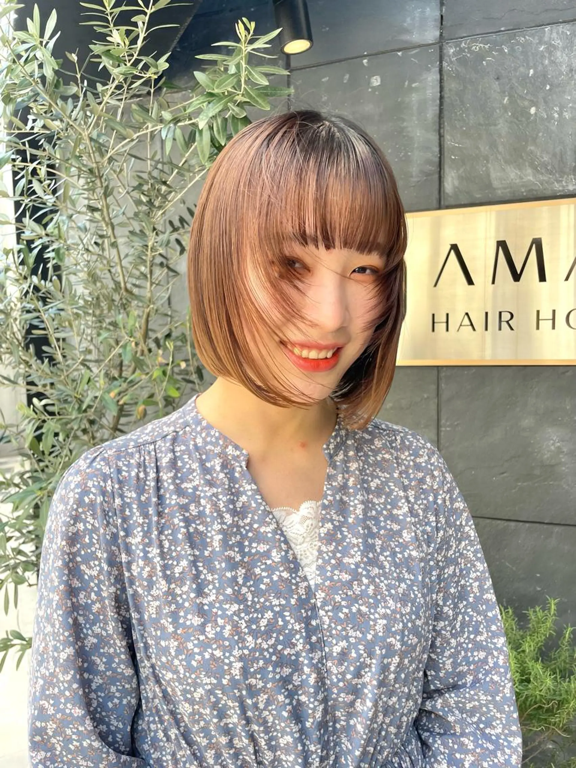 ショート ボブ 顔まわりレイヤー レイヤーカット HIBIKI/原宿 ハッシュカット🪄のヘアスタイル