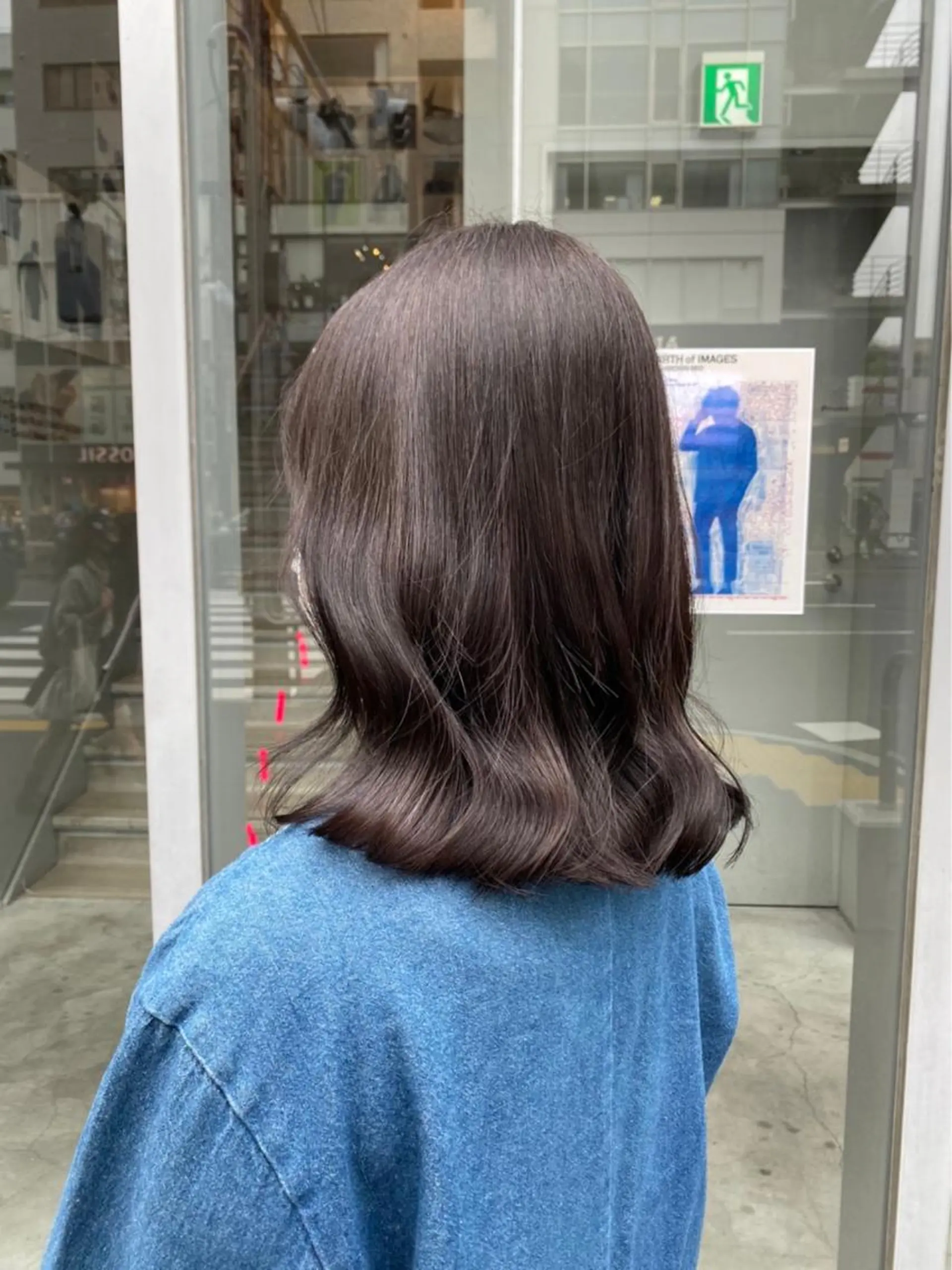 ミディアム カラー ブリーチなし暖色 💗AKARI💗のヘアスタイル