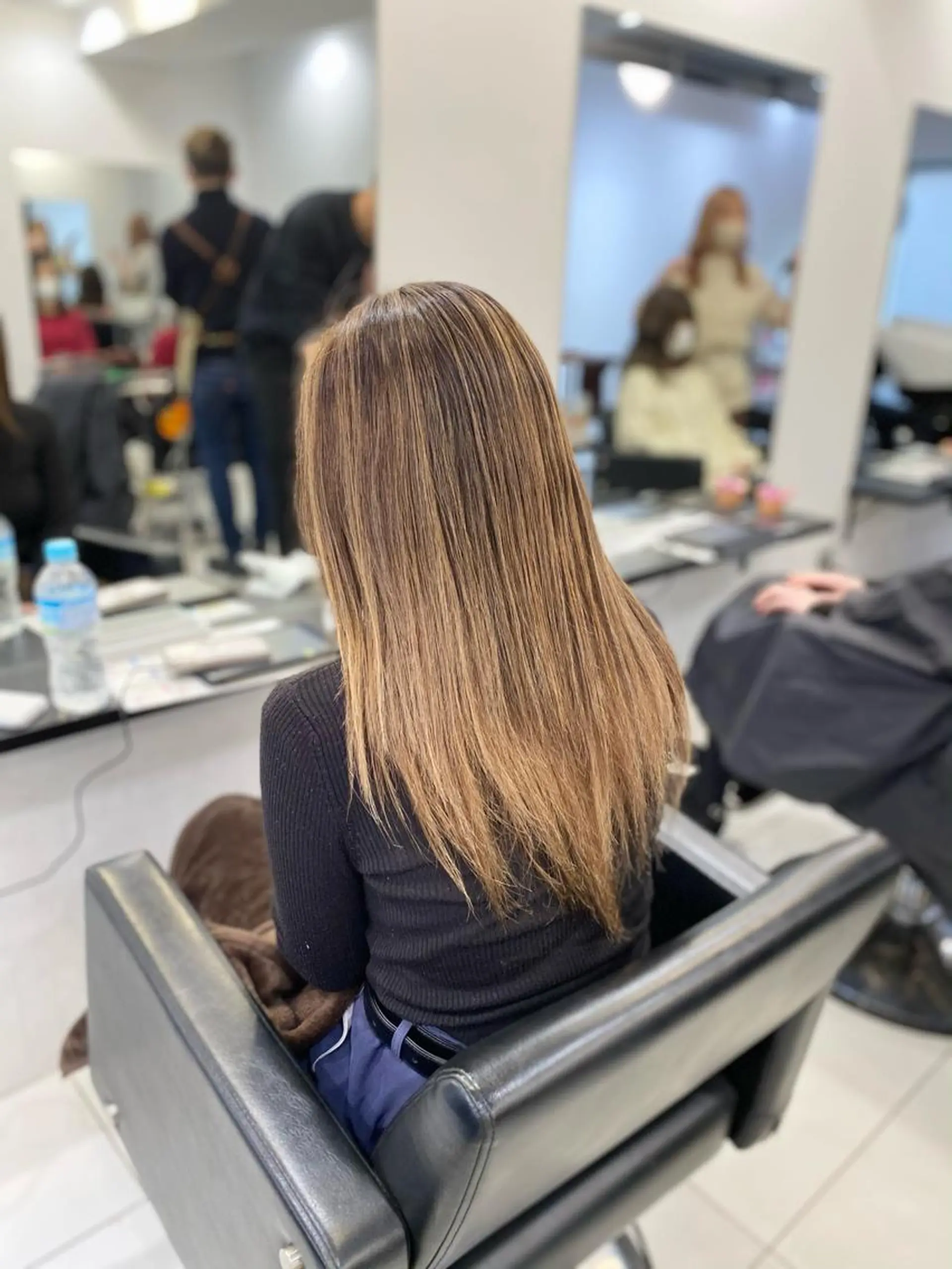 ロング カラー opus 店長大和 レイヤー/赤み消しのヘアスタイル