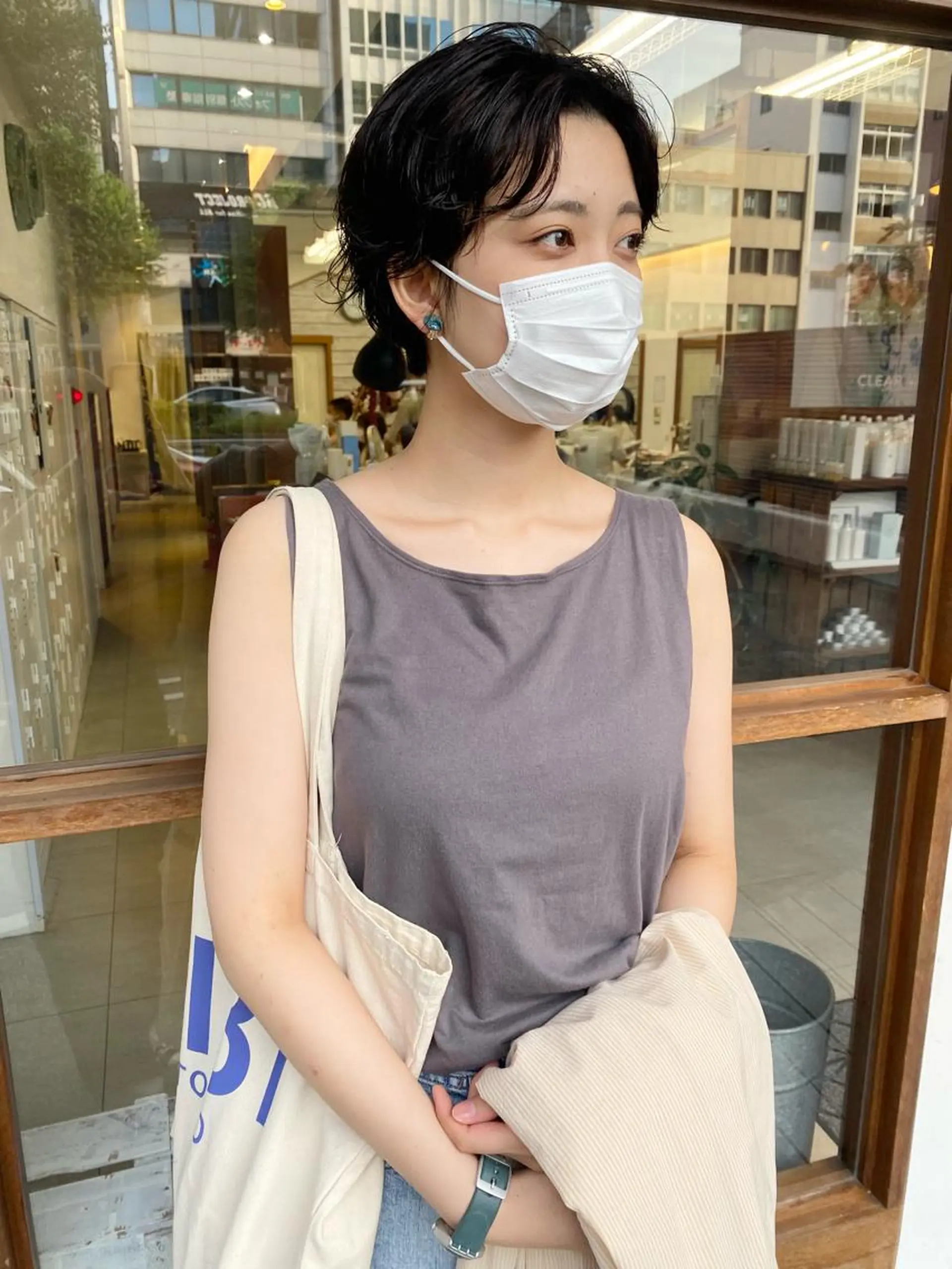 ショート パーマ 近藤 千裕のヘアスタイル