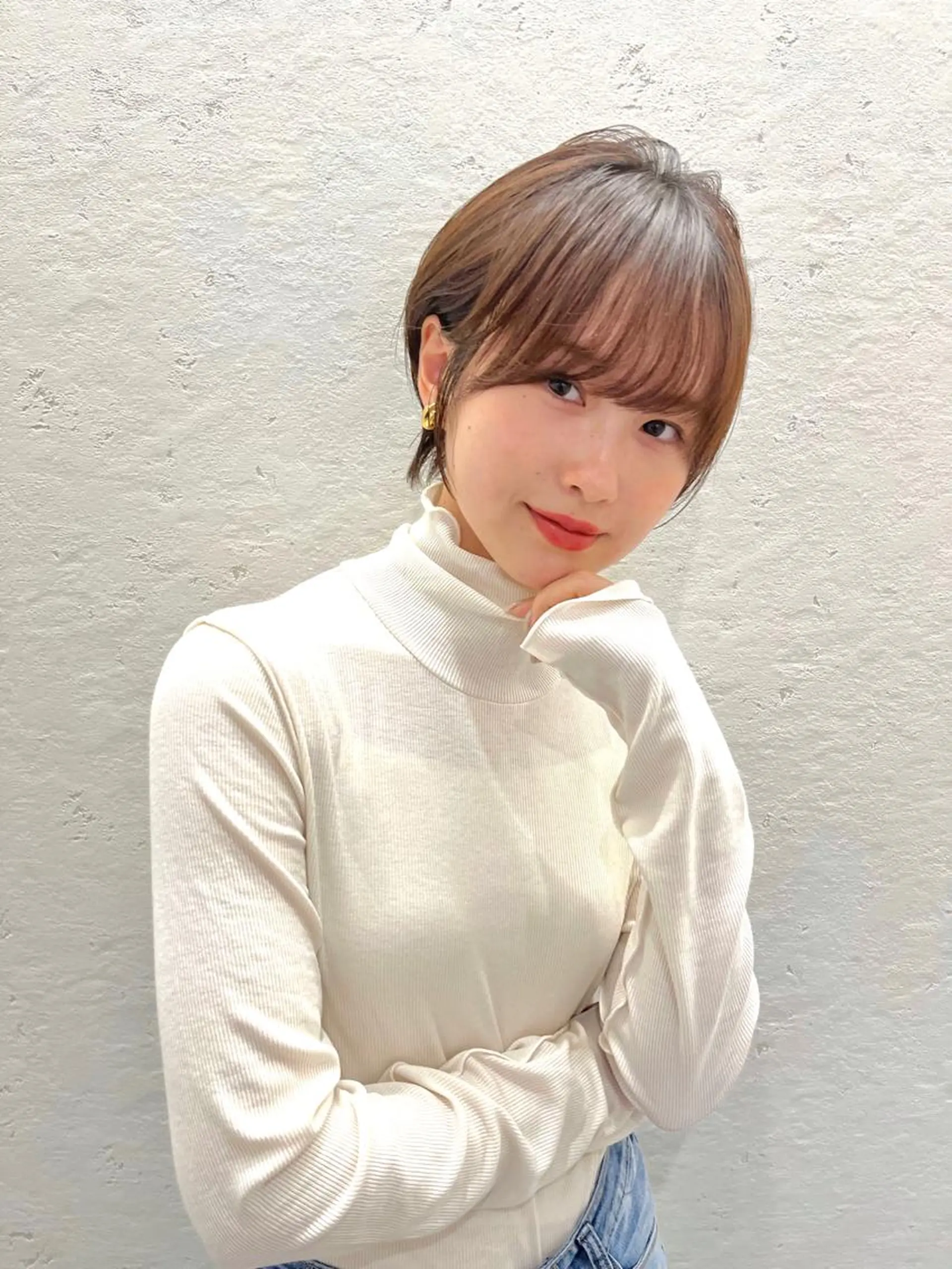 ショート カラー ショートボブ 丸みショート ボブ くびれヘア 髪質改善 KAORU/絹髪 /髪質改善/奈良のヘアスタイル