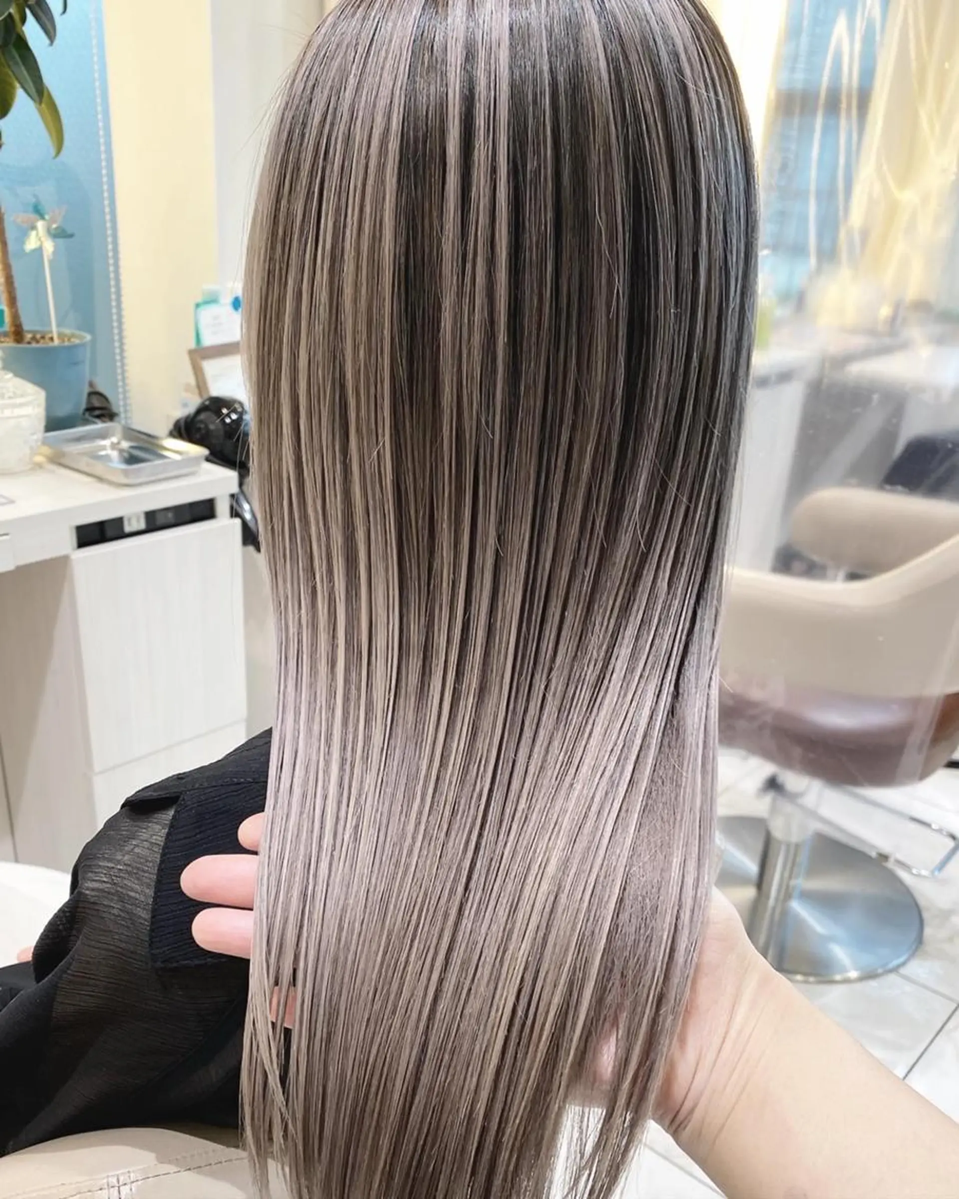 カラー セミロング 髪質改善 菅野翔汰/髪質改善 カラー/ブリーチのヘアスタイル