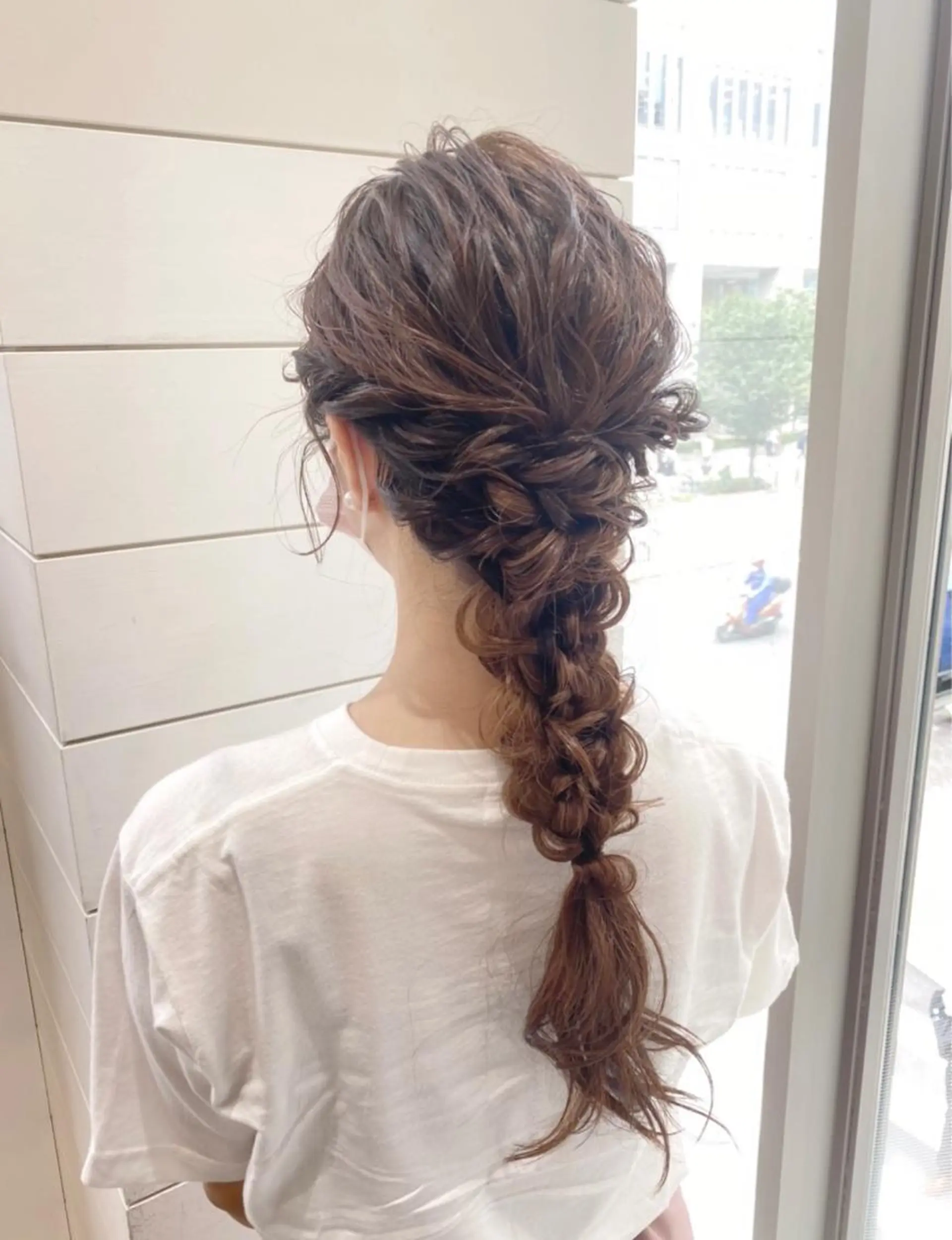 ロング ヘアアレンジ トリートメント ツカハラ　リリカ 👒柔らかカラー👒のヘアスタイル