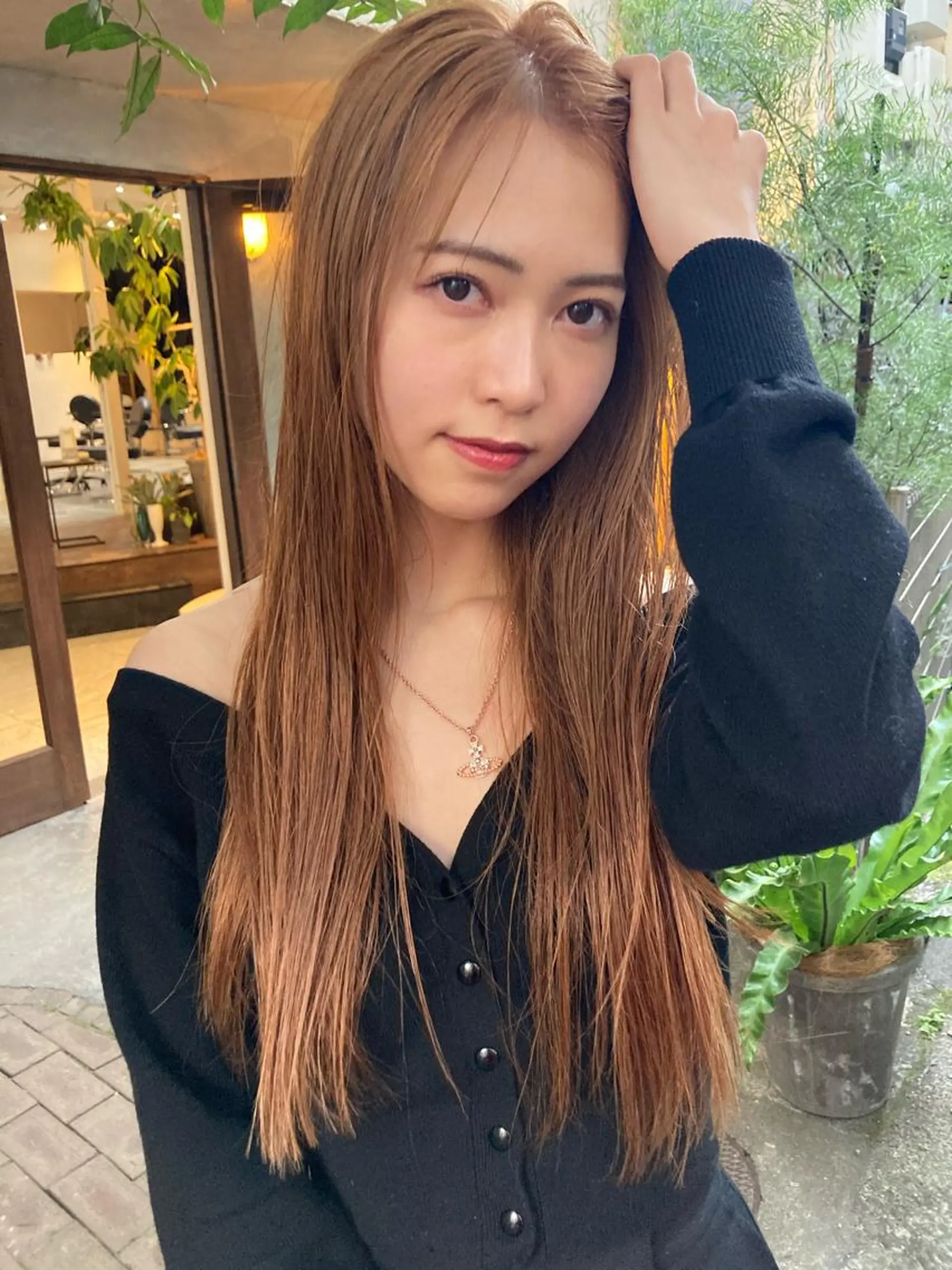 ロング 金田 夏野のヘアスタイル