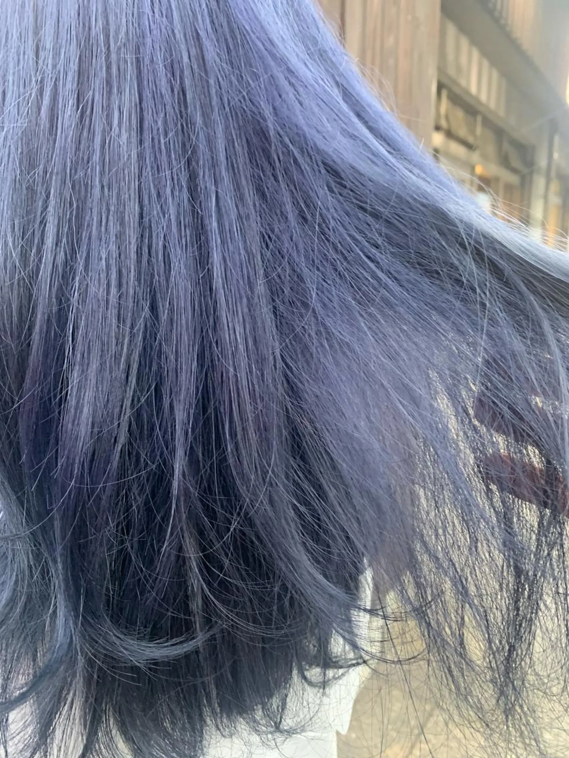 セミロング カラー ヘアアレンジ ブリーチ ブルーカラー ダブルカラー 🫧ヒシダアキ taboo.i🫧のヘアスタイル