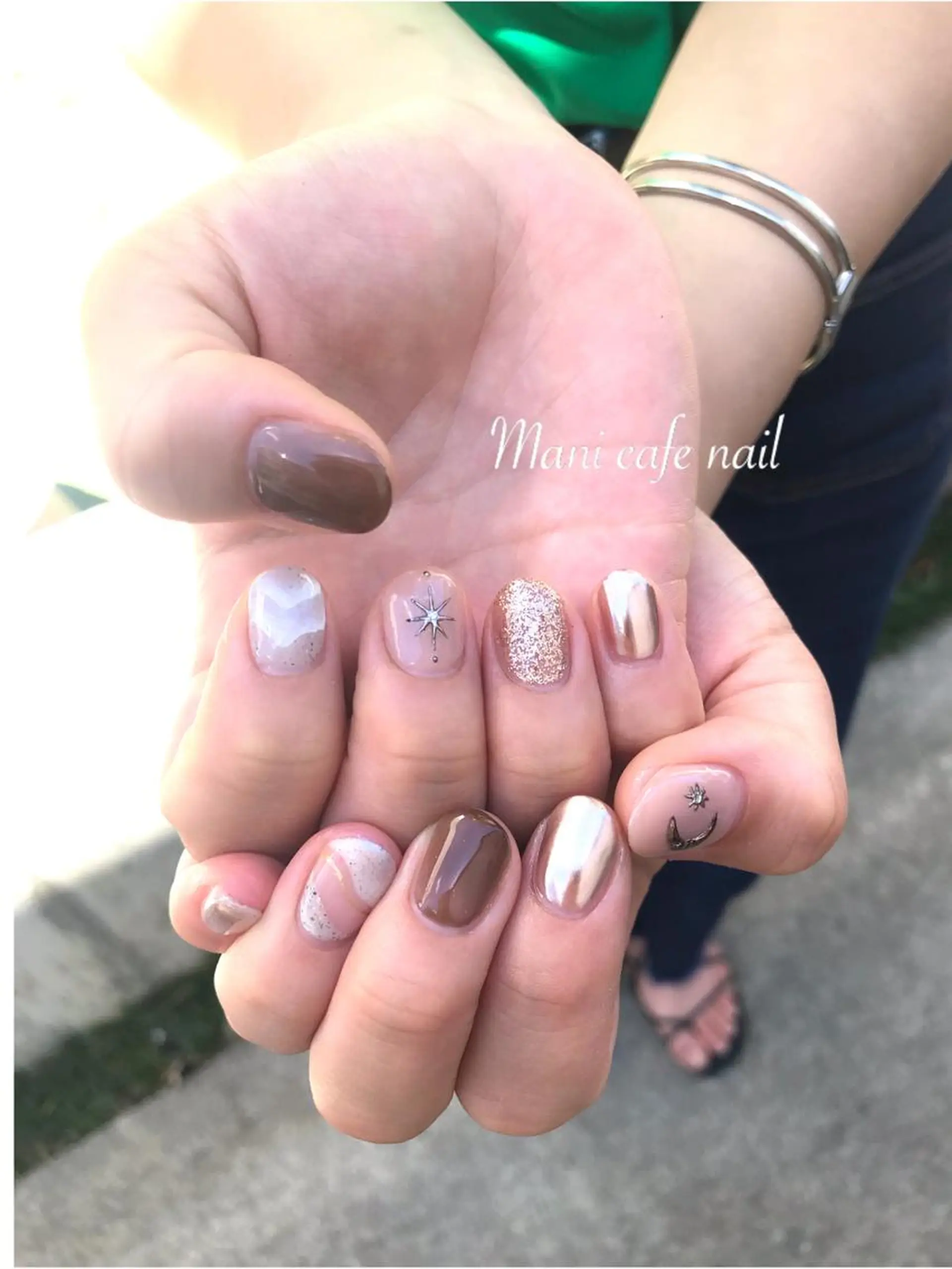 ネイル ハンドネイル Mani cafe nailのネイルデザイン