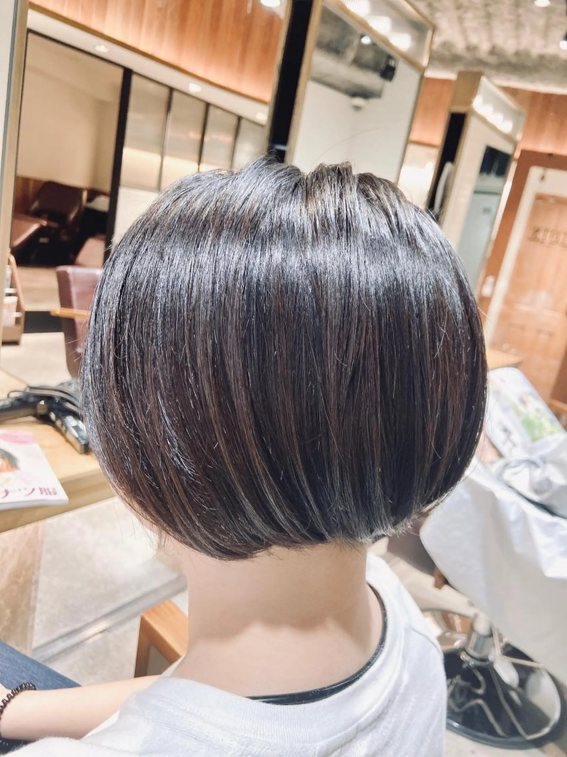 ショート ヘアアレンジ ショートボブ ボブ ショートヘア レイヤー×ヘッドスパ ＊保田遥＊のヘアスタイル