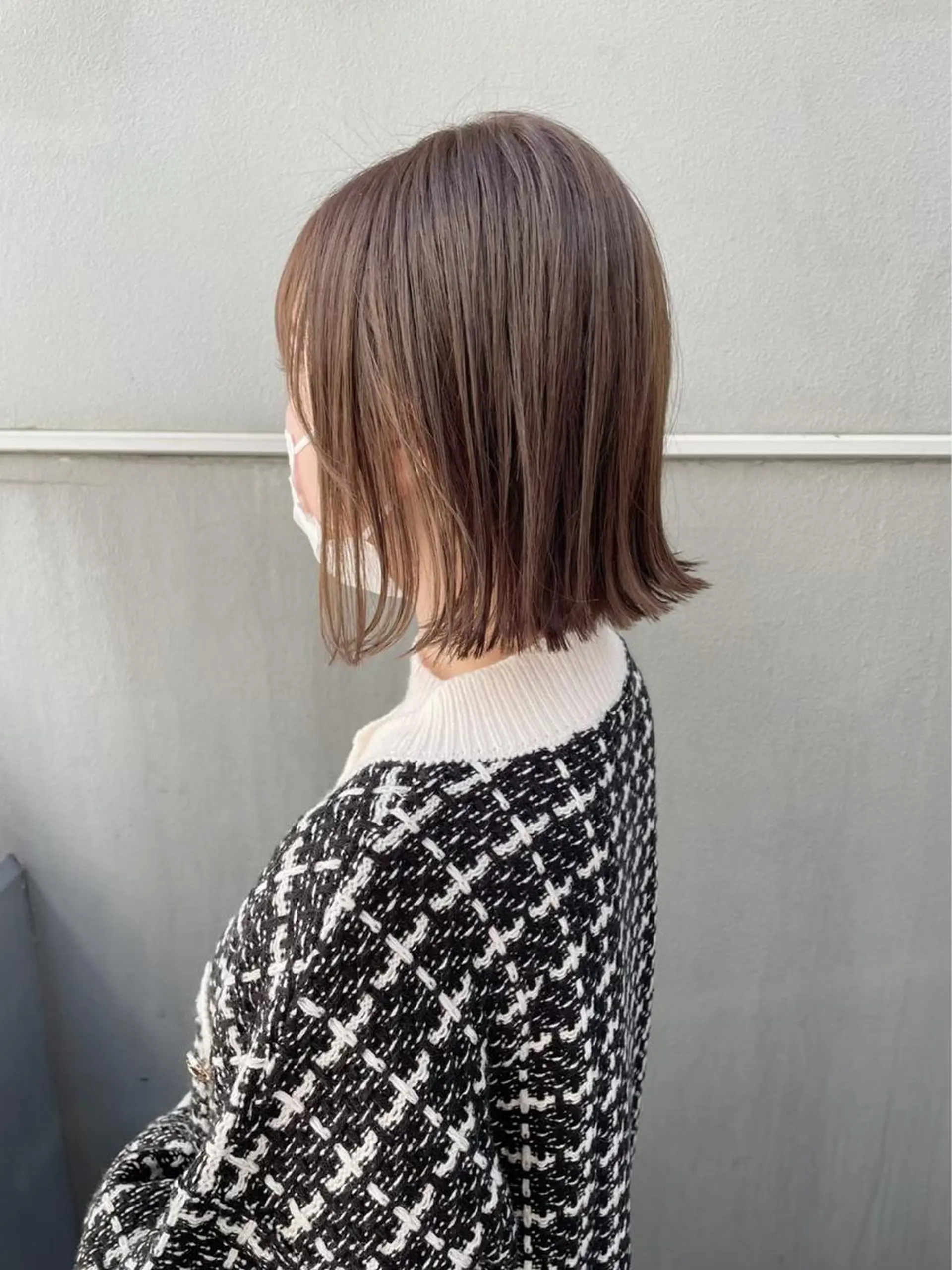 ミディアム カラー 中村 彩乃のヘアスタイル