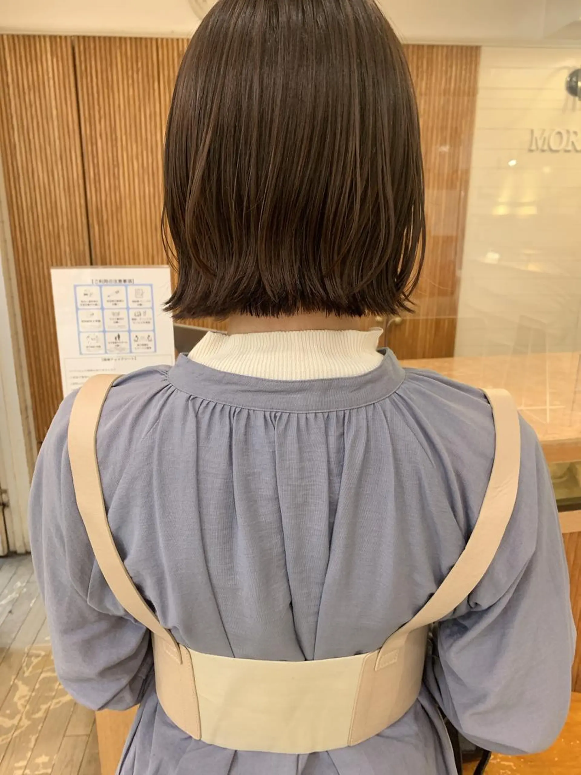 ミディアム カット ヘアカラー 【ボブ/個室サロン】 癒し空間mimuraのヘアスタイル