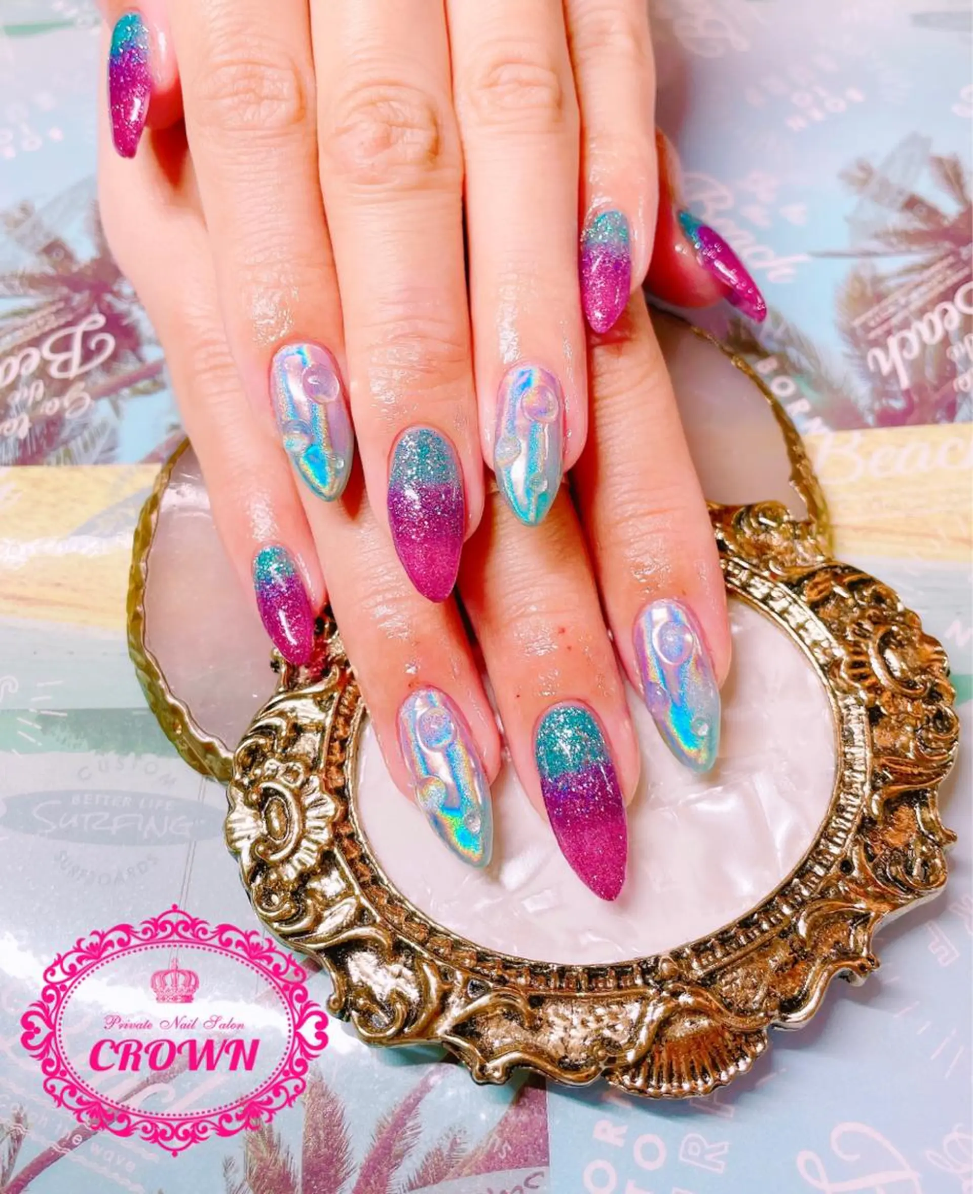 ネイル CROWN プライベートサロンのネイルデザイン