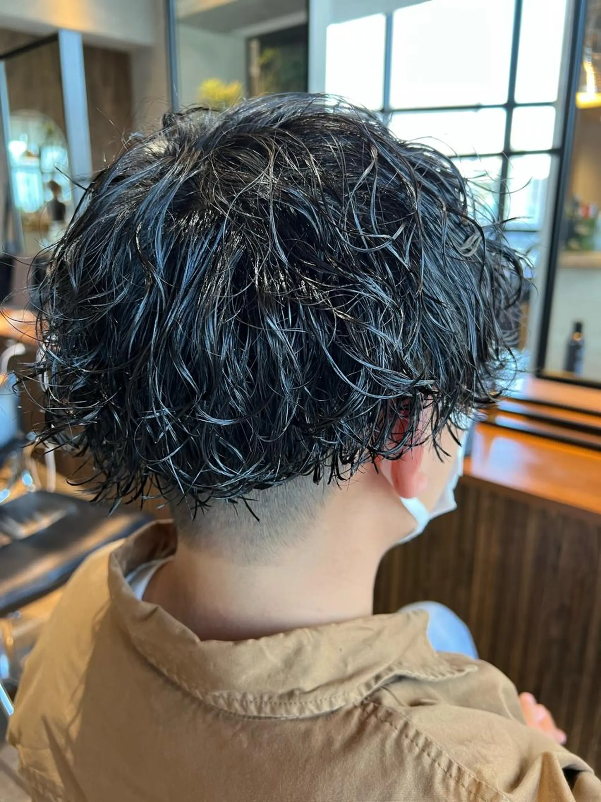 ショート パーマ メンズ カット パーマ トリートメント fifth JINGUMAE所属・波巻きスパイラルパー マ/シャドウパーマ駿のヘアスタイル