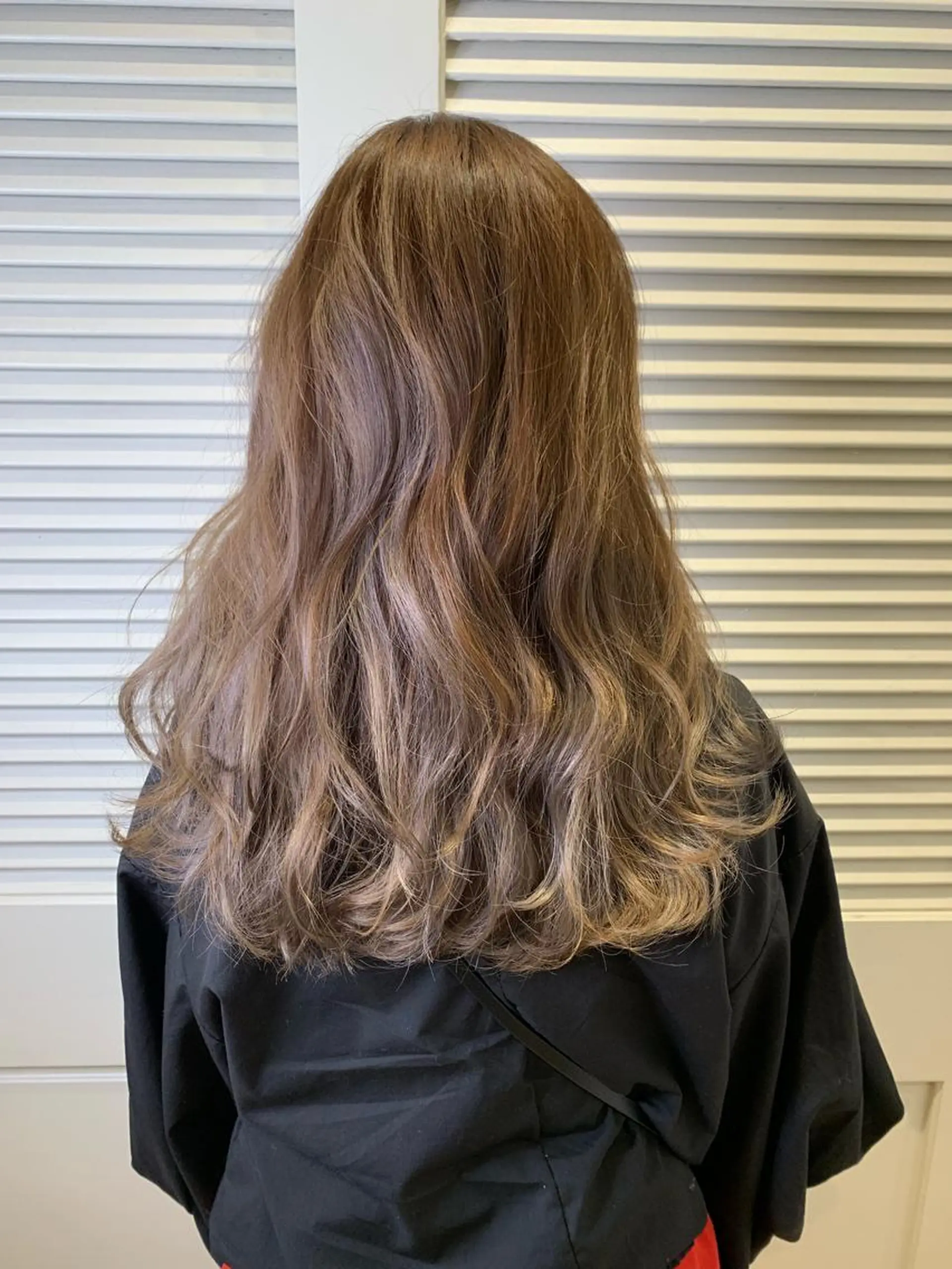 セミロング アッシュ ヘアカラー トリートメント 渋谷ハイトーン/ デザインカラー阿部のヘアスタイル