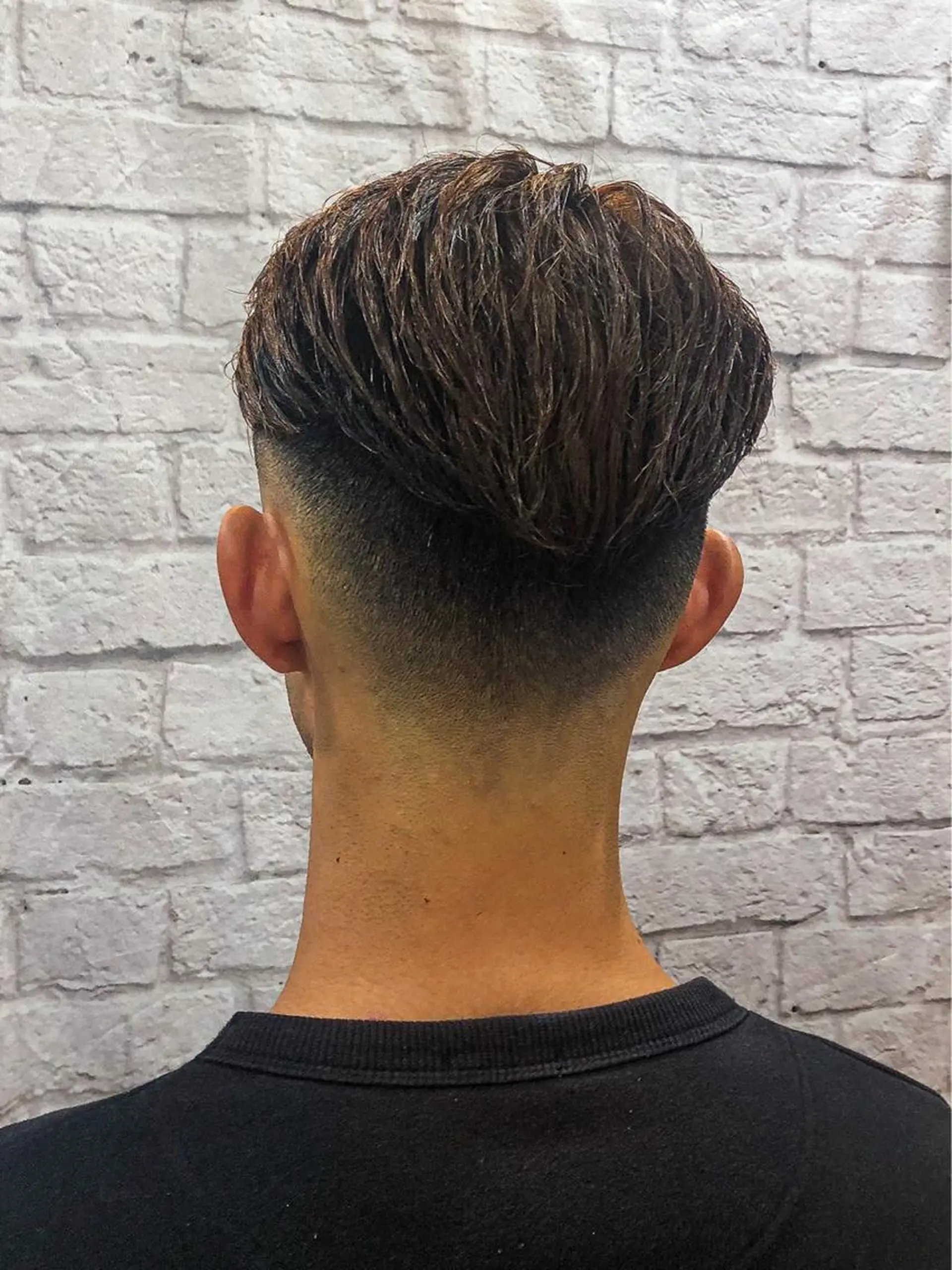 ショート メンズ フェードカット メンズカット 佐藤優菜のヘアスタイル