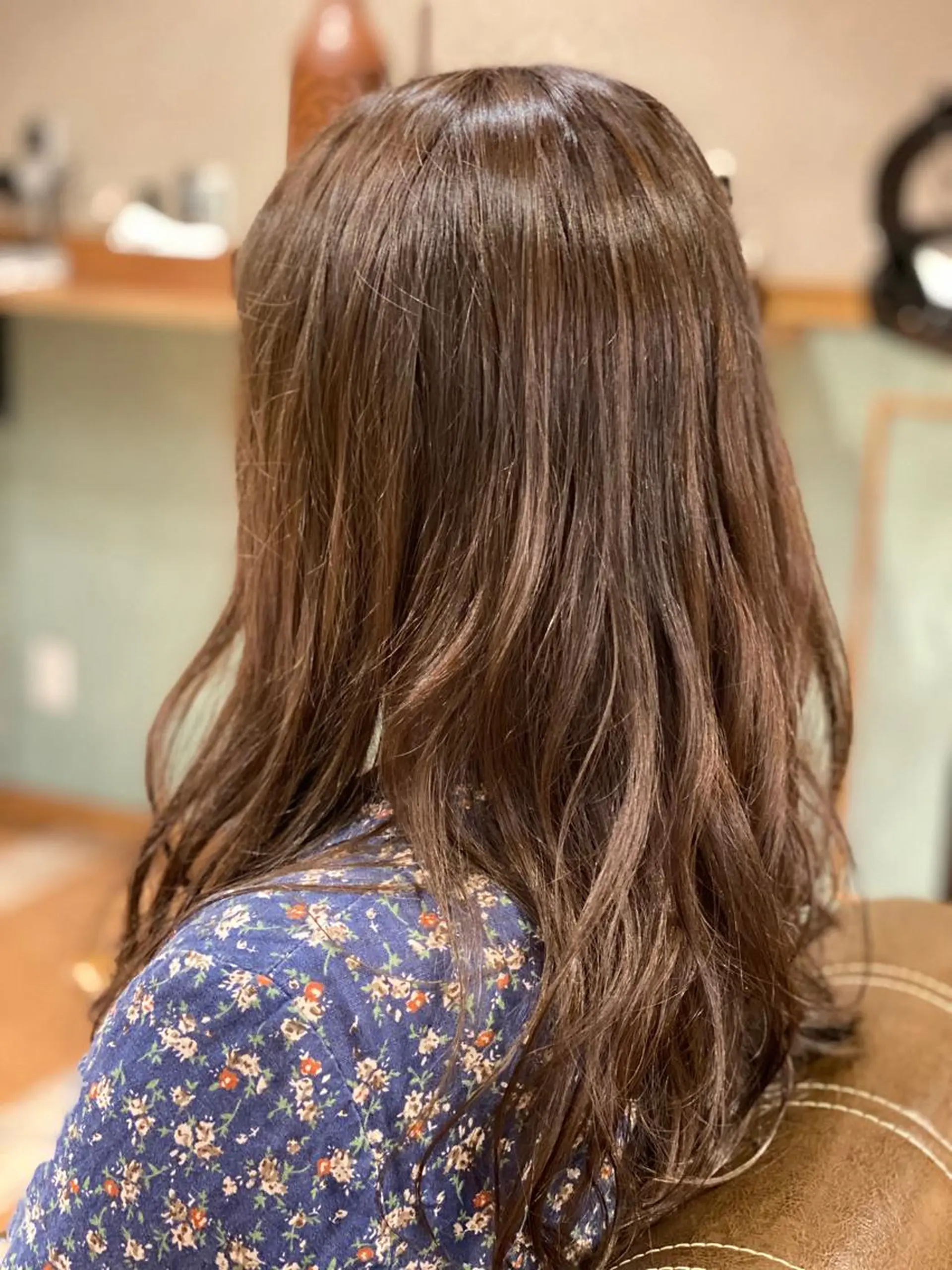 セミロング 山﨑 優真のヘアスタイル