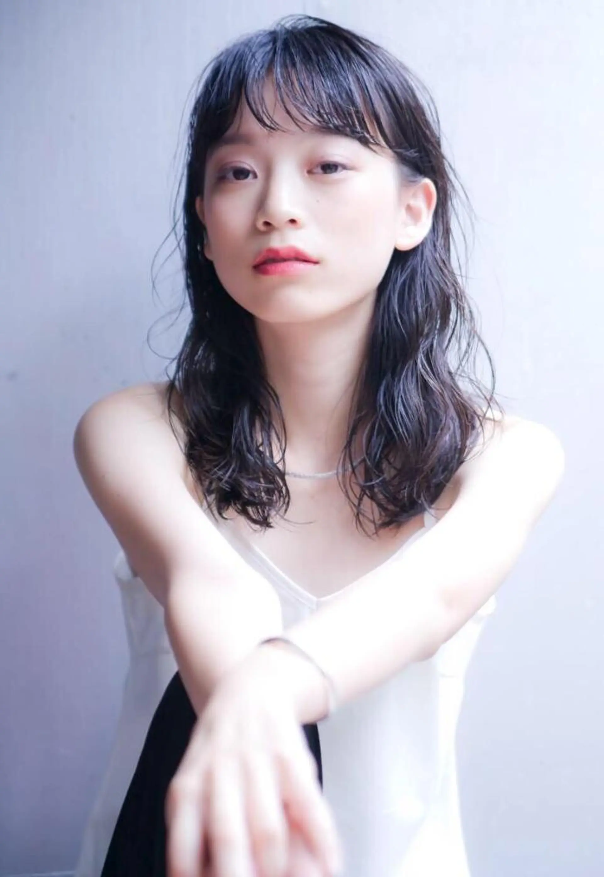 ミディアム カラー パーマ ミニボブ/ブリーチ 🌈MISATOのヘアスタイル