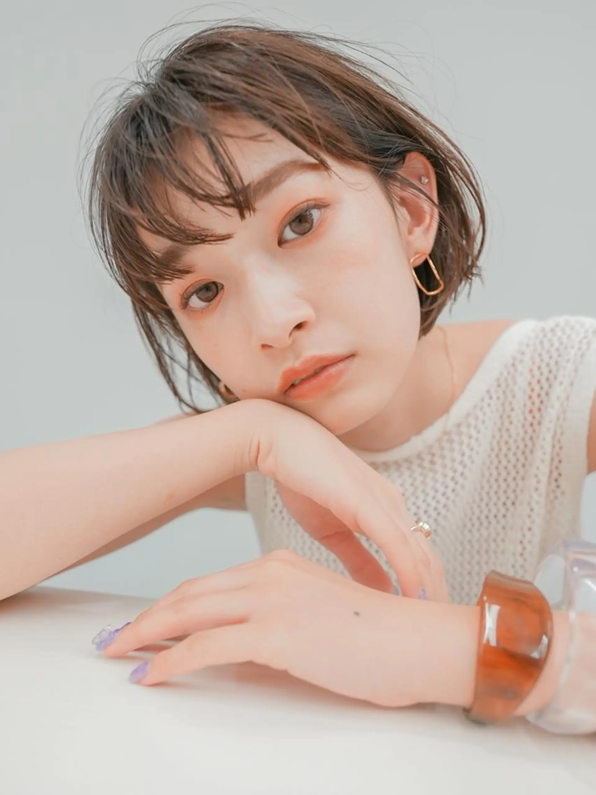 ショート パーマ カット パーマ gite カワムラナオキのヘアスタイル