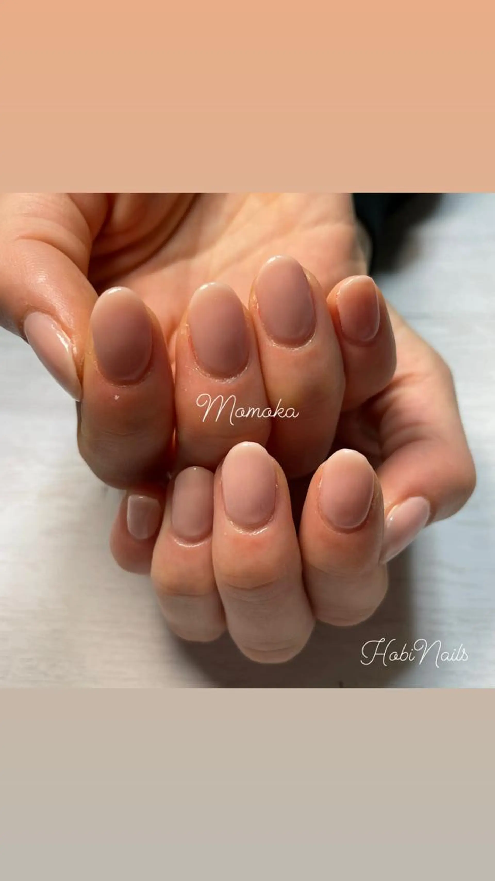 ネイル ワンカラーネイル Momo nailsalonのネイルデザイン