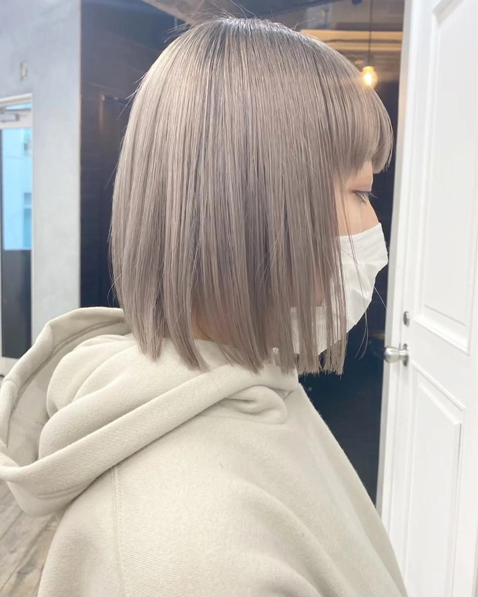 ショート カラー 韓国/ハイトーン/ ボブ🎀MIKU🎀のヘアスタイル