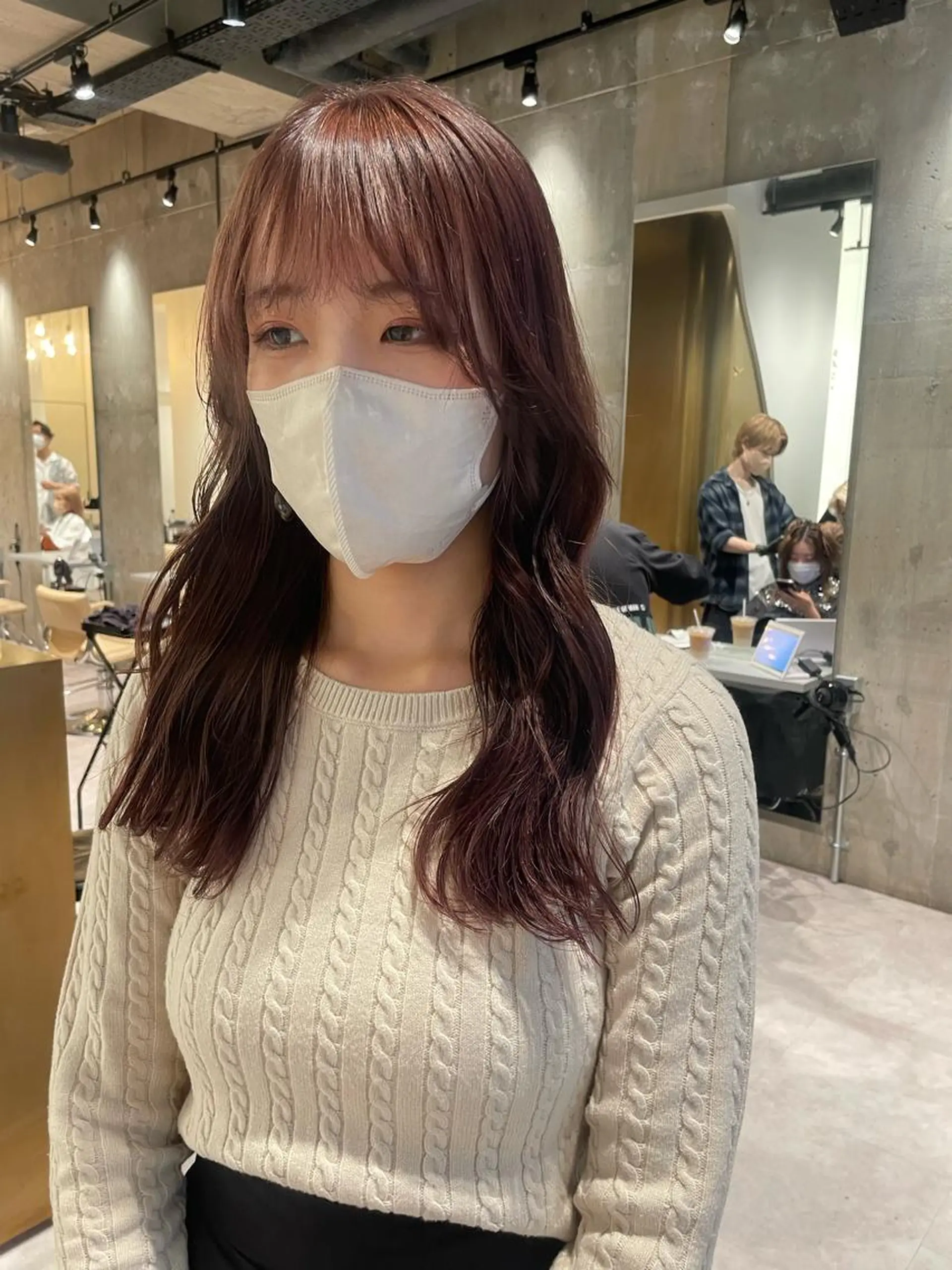ロング カラー パーマ カット ヘアカラー トリートメント ☀️海外レイヤー 🇺🇸/ヒナコのヘアスタイル
