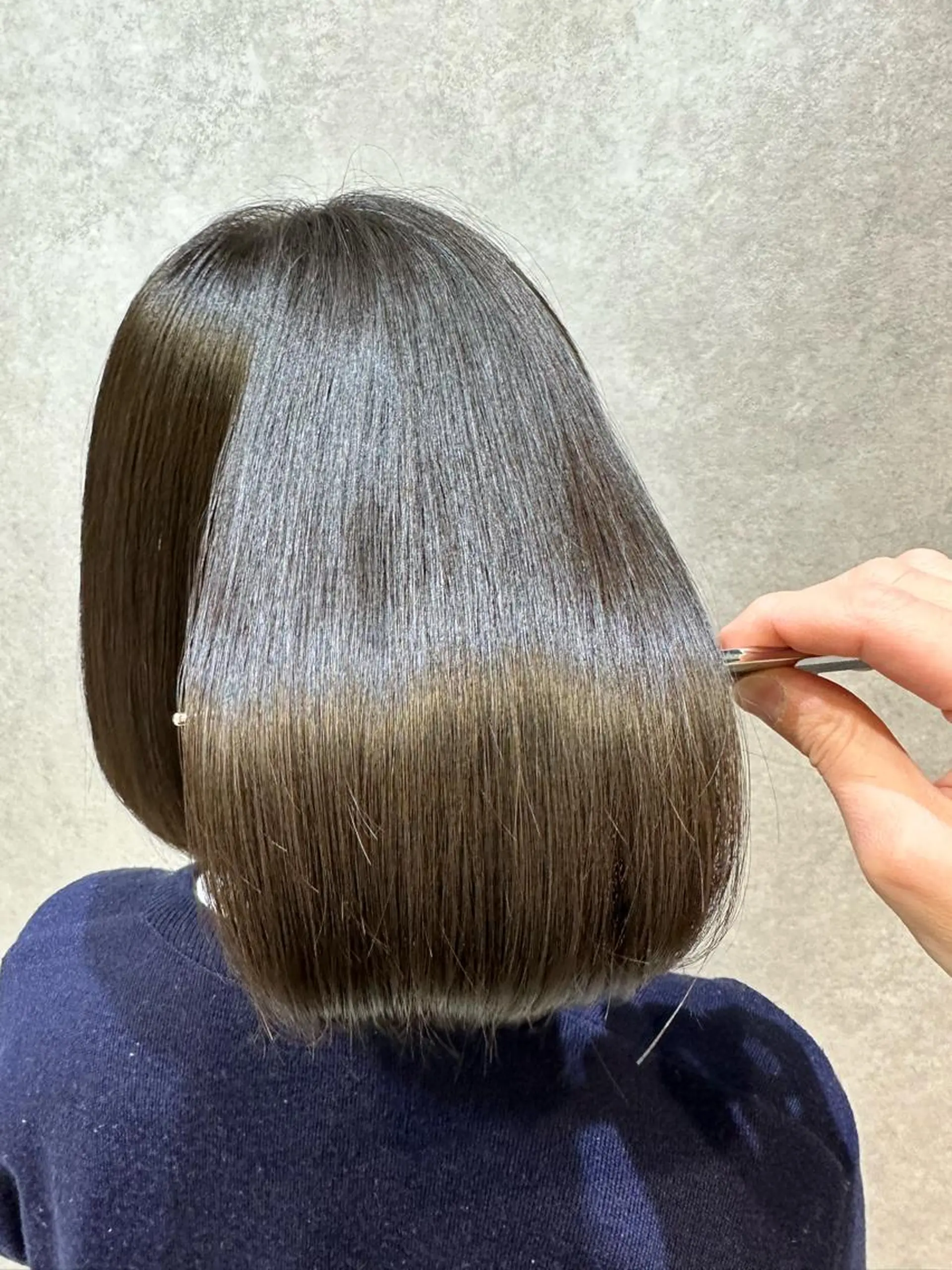 ミディアム 🔸縮毛矯正/髪質 改善カラー石崎🔸のヘアスタイル