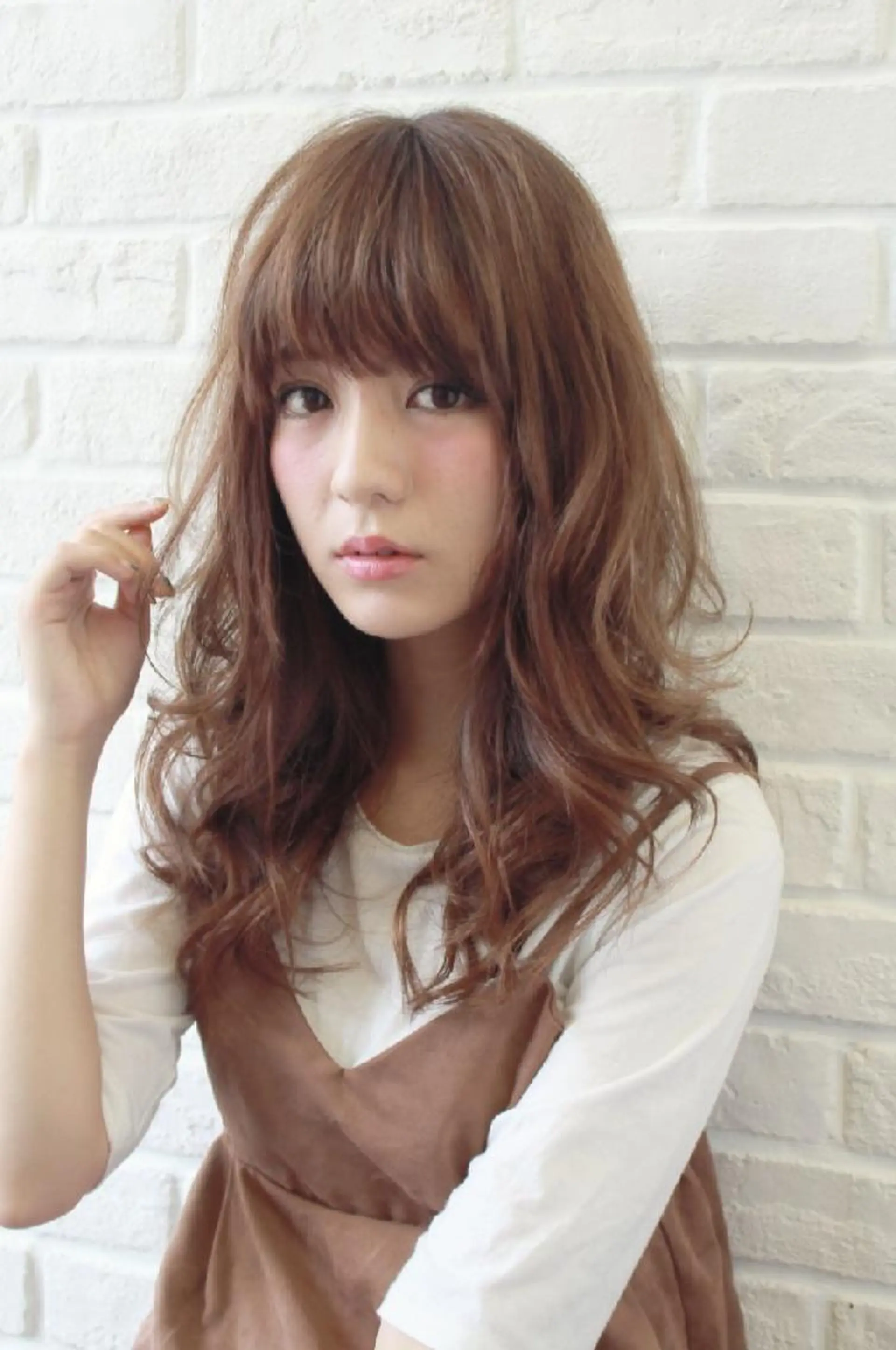 セミロング 増田 晃士のヘアスタイル