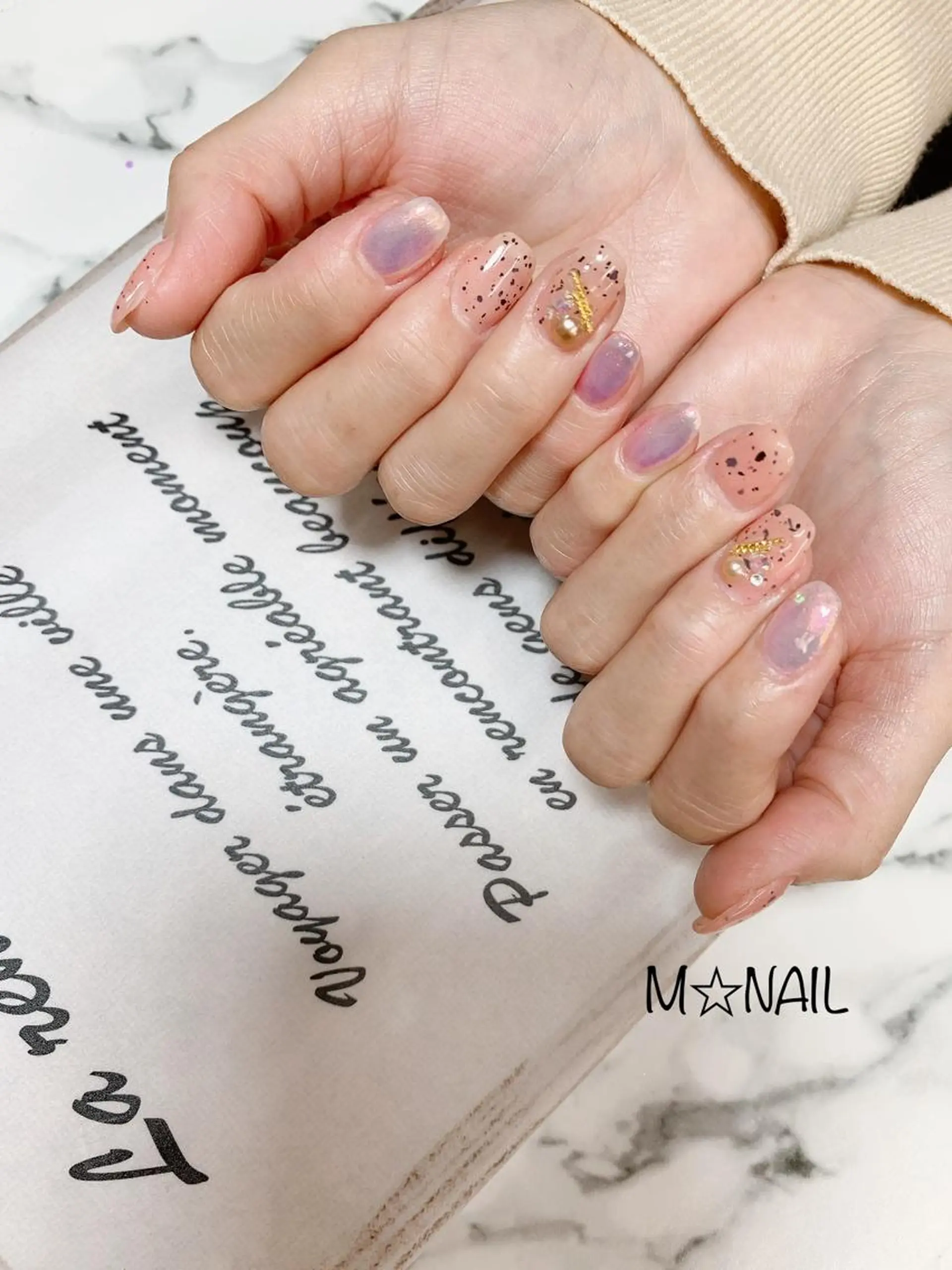 ネイル ハンドネイル M☆ NAILのネイルデザイン