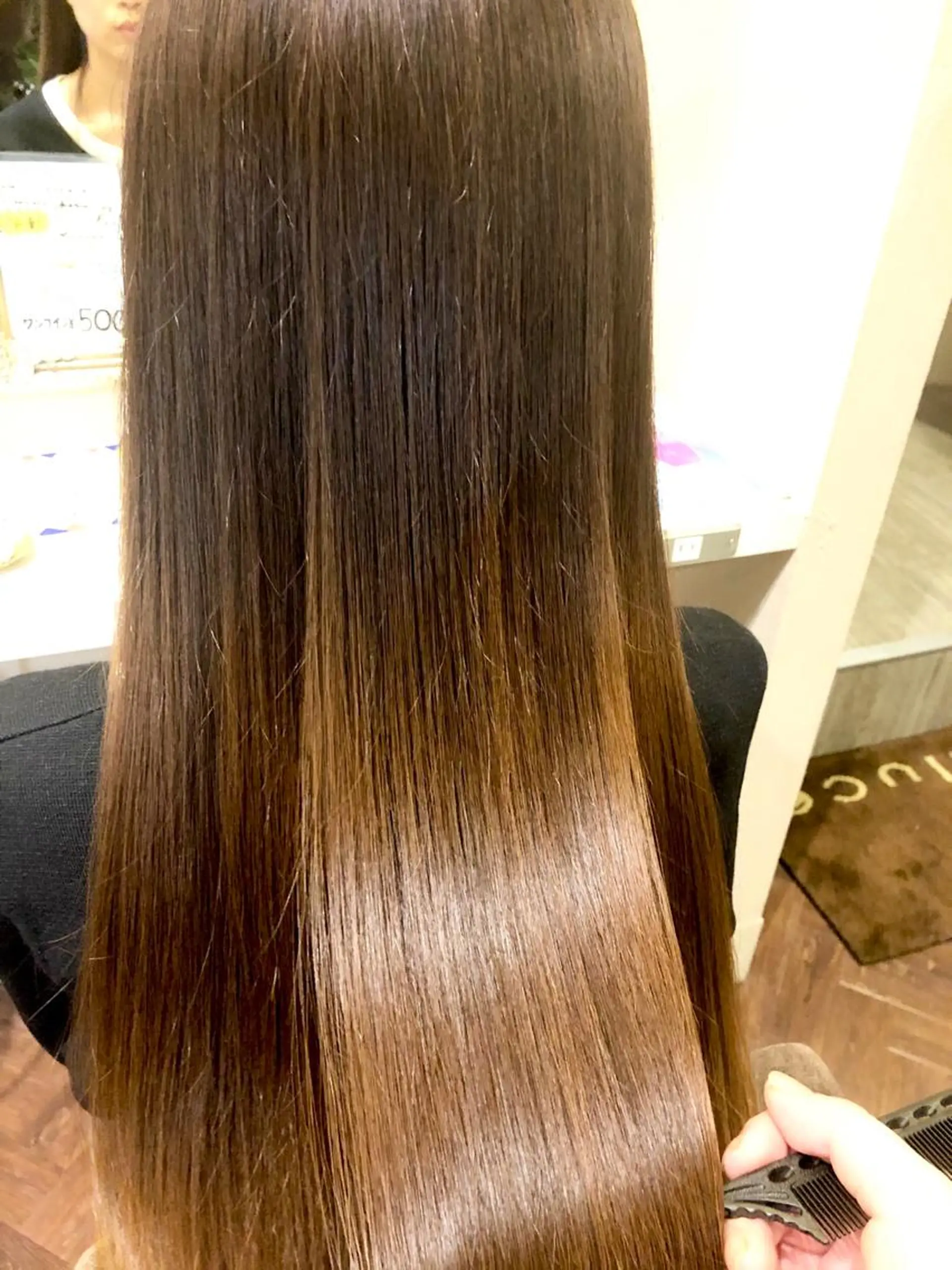 ロング カラー 髪質改善 トリートメント 加茂 綾香のヘアスタイル