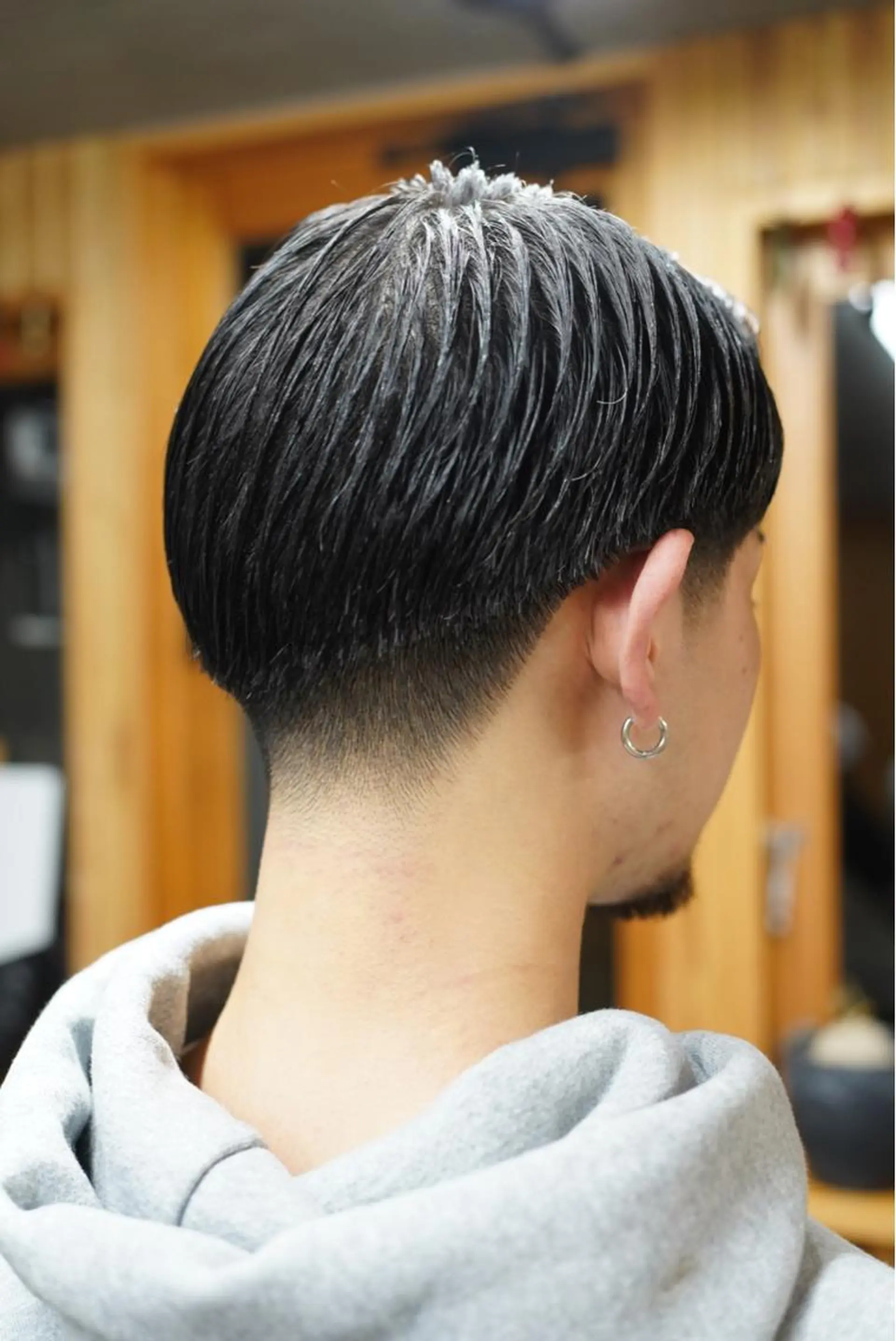 メンズ フェードカット カット ヘアセット 関 晃哉のヘアスタイル