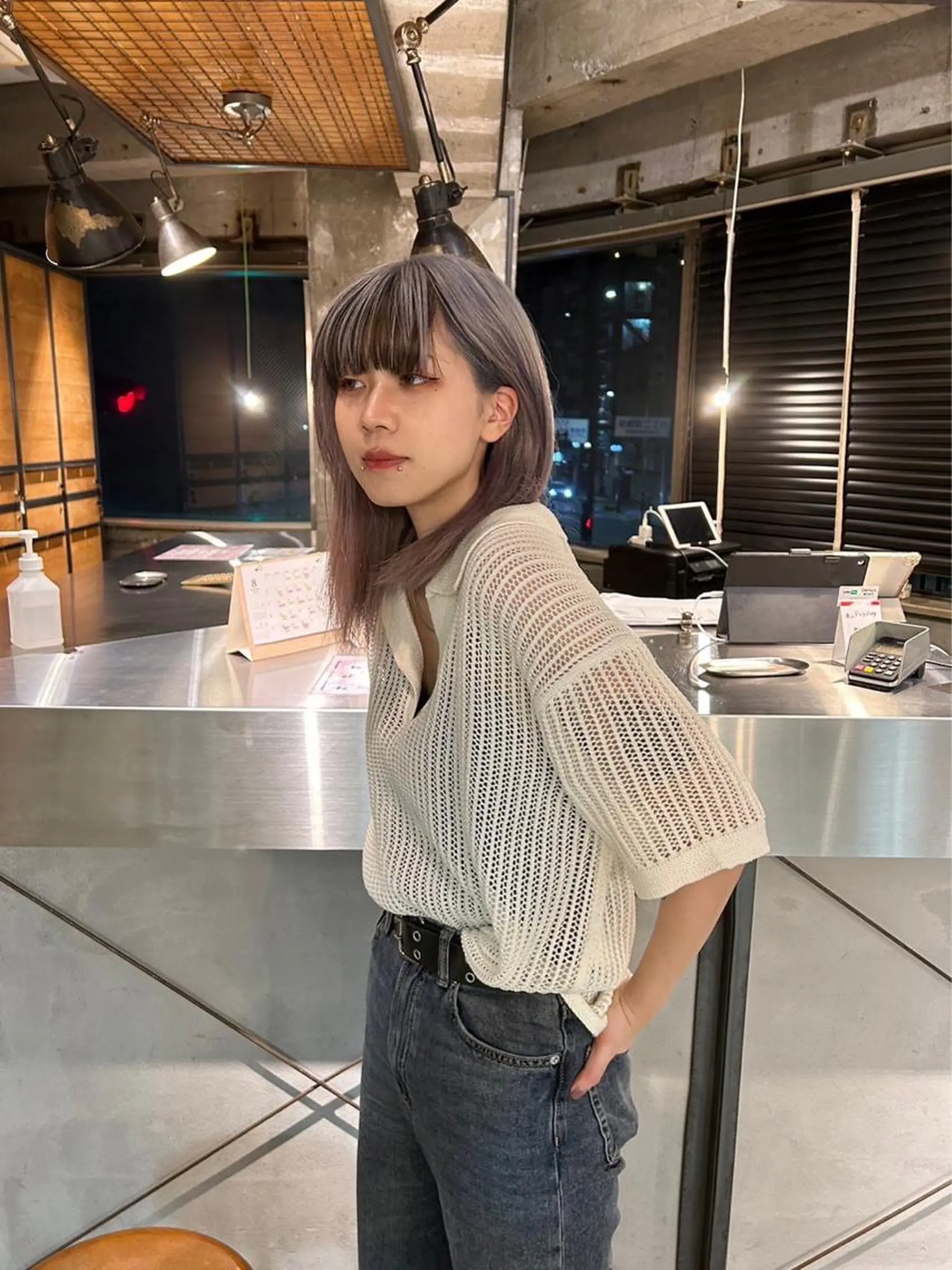 ミディアム カラー ブリーチ 海外レイヤー /NAGISAのヘアスタイル