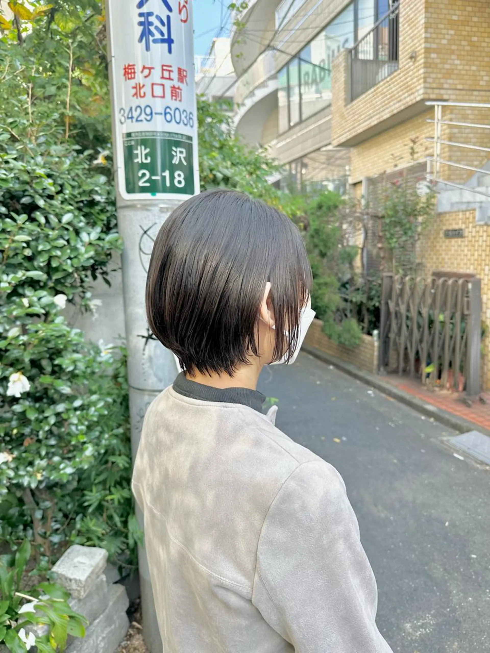 ショート ショートボブ 丸みショート ボブ くびれヘア ショートヘア カット ヘアカラー トリートメント ショート/ボブ /髪質改善/内山翔太のヘアスタイル