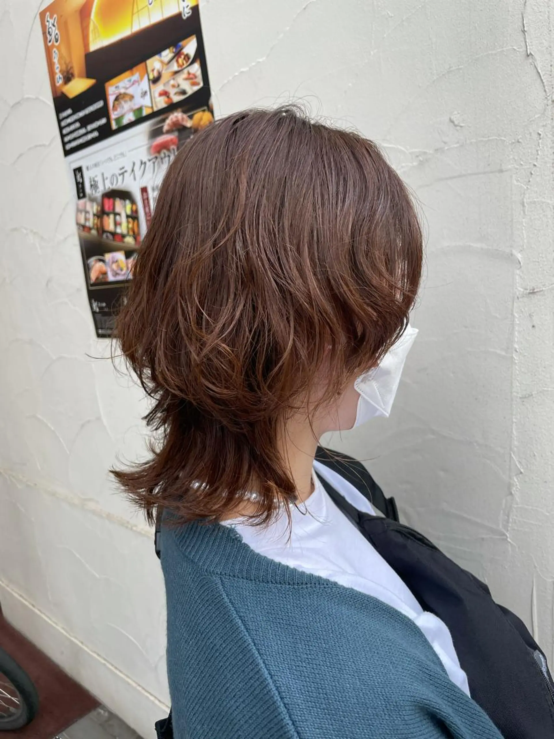 ショート カラー パーマ ショートヘア 大石 陽菜のヘアスタイル