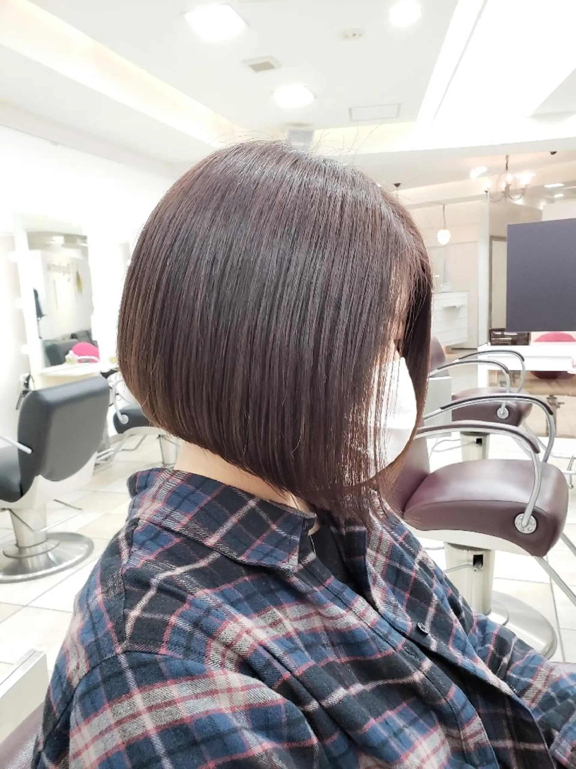 ショート カラー イルミナカラー 髪質改善 似合わせカット 縮毛矯正 トリートメント カット ヘアカラー トリートメント ボブ・ロブ　福田 泰久✂️✨のヘアスタイル