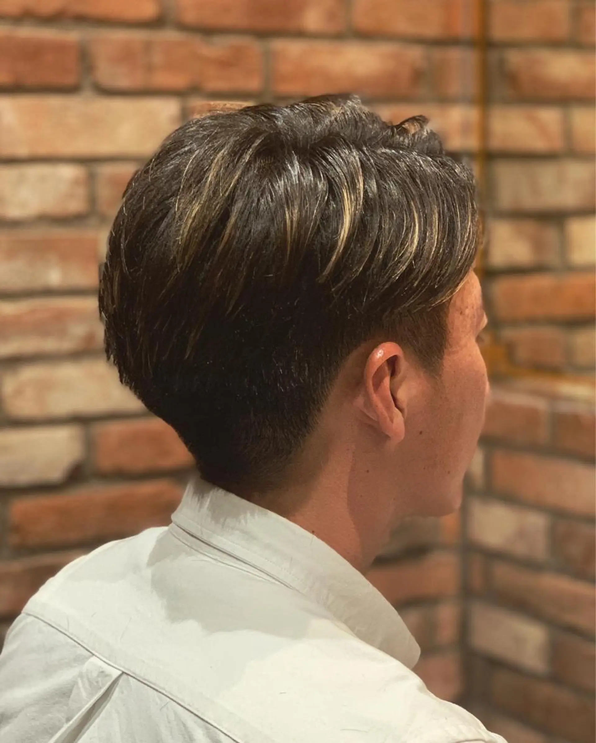 ミディアム 杉本 和大のヘアスタイル