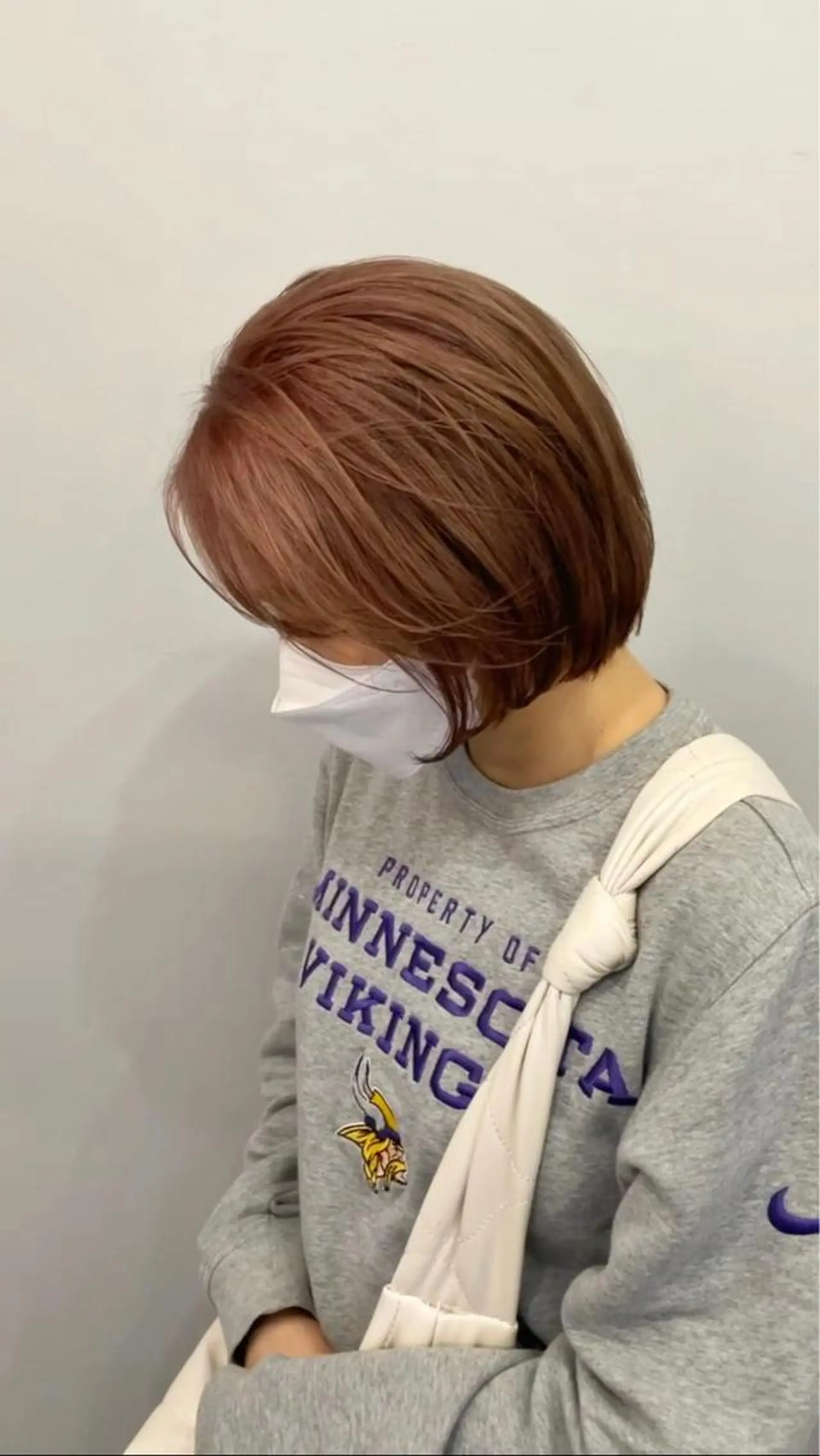 ショート カラー ヘアアレンジ ベージュカラー ブリーチ ブラウンカラー ブラウンベージュ 💐ナチュラルヘア Kroda💐のヘアスタイル