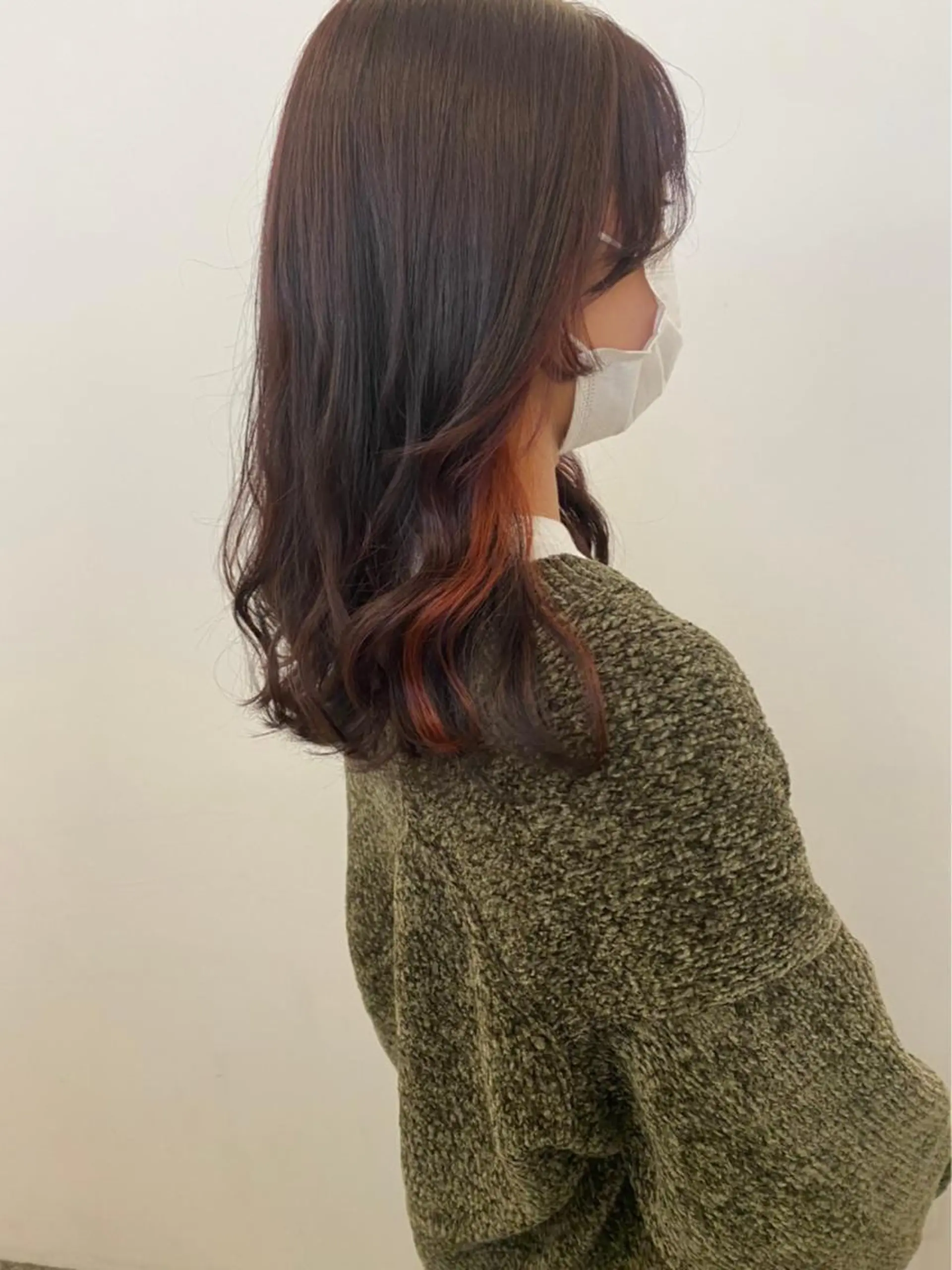 ミディアム Okamura Chisatoのヘアスタイル
