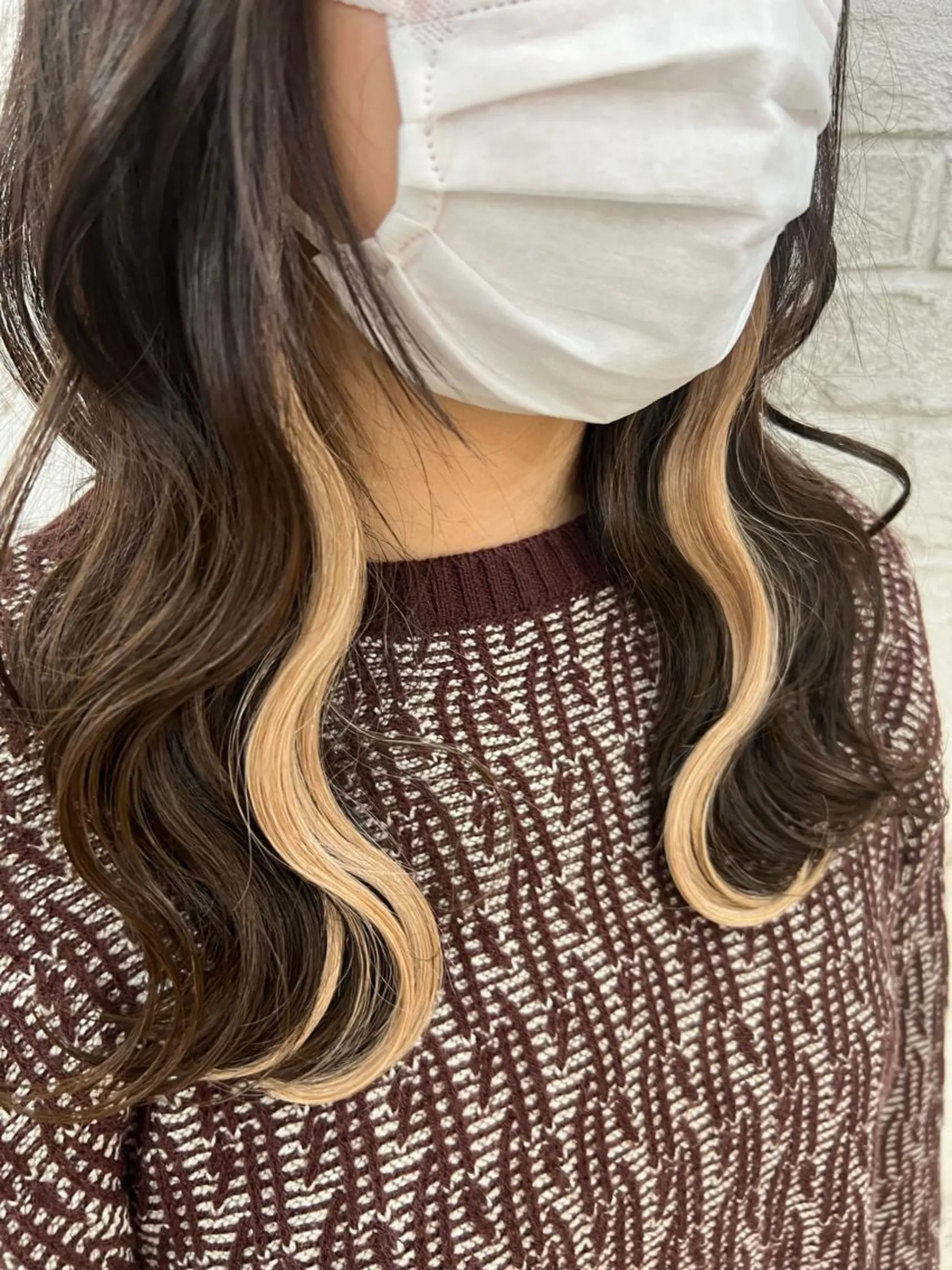 セミロング エクステ＆艶カラー 🎀YURINA🎀のヘアスタイル