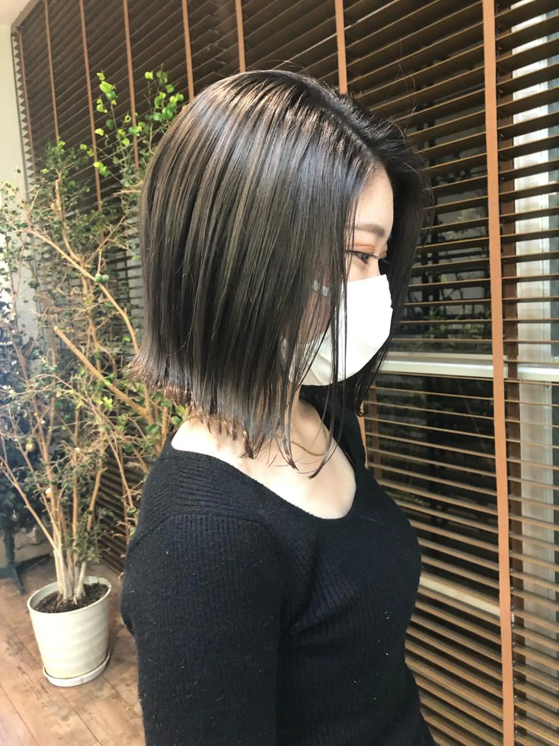 ミディアム カラー パーマ ヘアアレンジ ❣️倉敷❣️美髪 カラー能登一成のヘアスタイル
