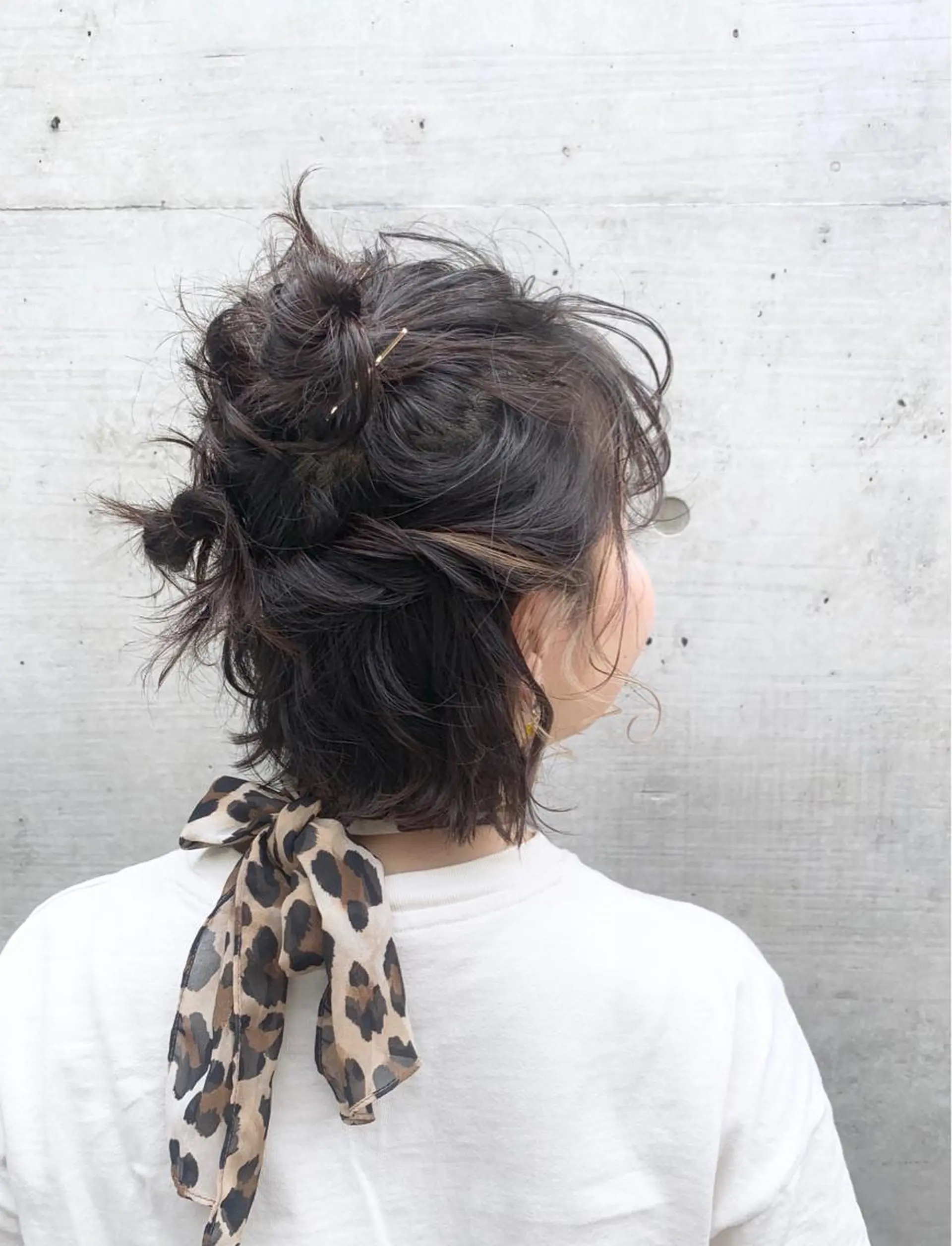 ショート ヘアアレンジ 色落ちまでキレイに！ ！女性サロンのヘアスタイル