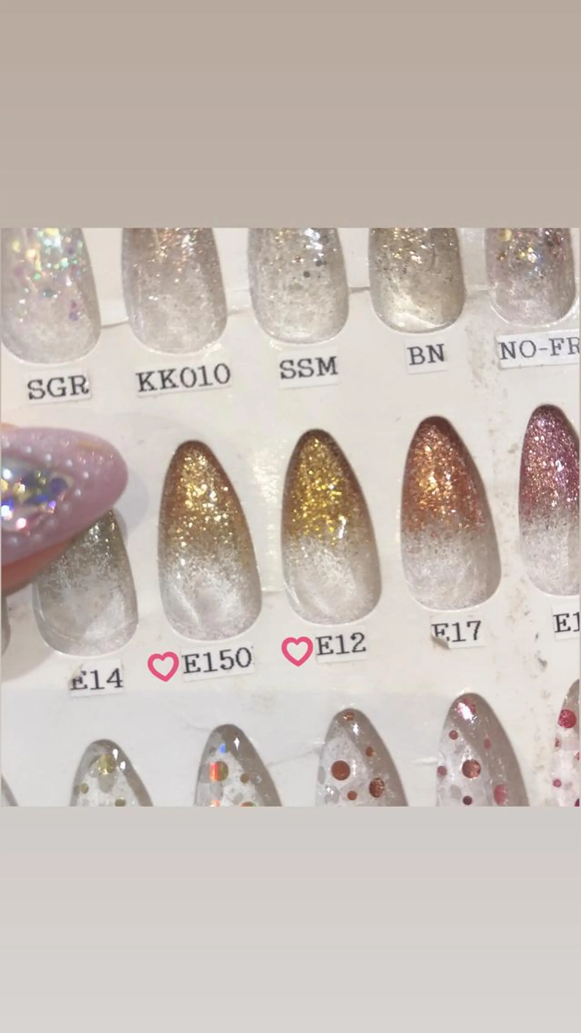 ネイル グラデーション ラメ(グリッター) ラメグラデーション classic 新横浜所属・山田 暉のネイルデザイン