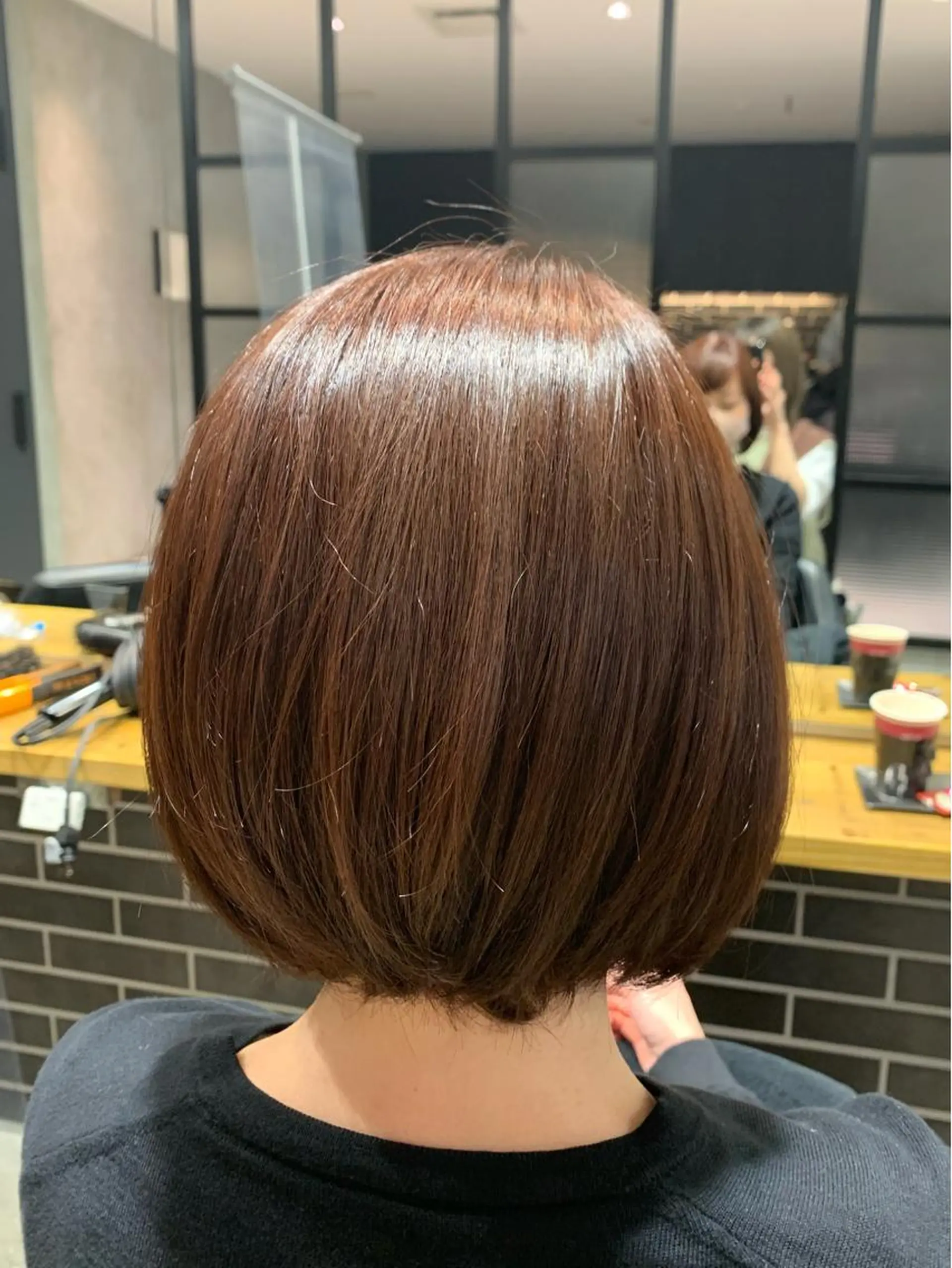 ショート カラー カット トリートメント WISTERIA P LUS1 ikumiのヘアスタイル