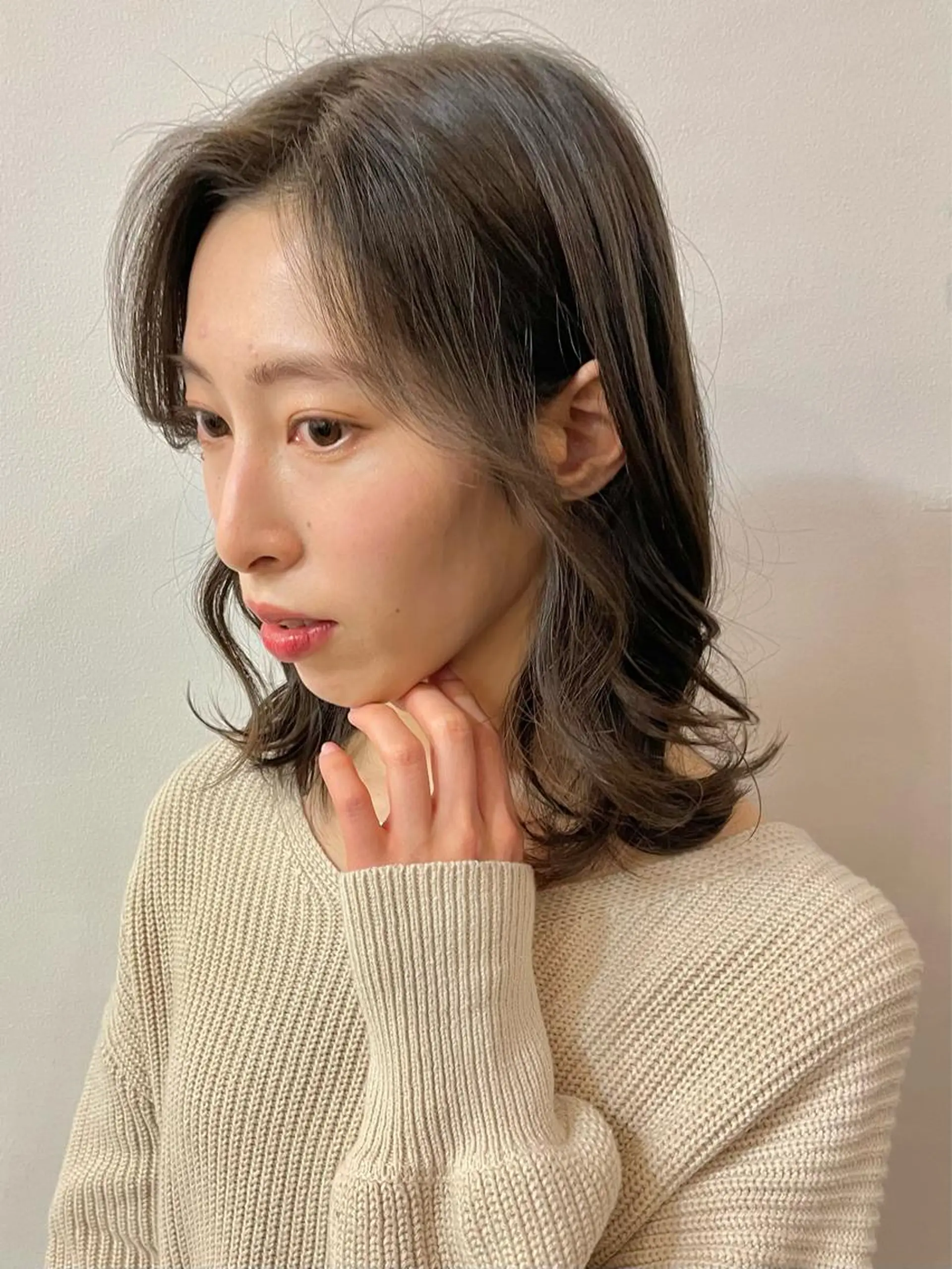 ミディアム カラー ツヤ美髪💐 髪質改善/高山愛来のヘアスタイル