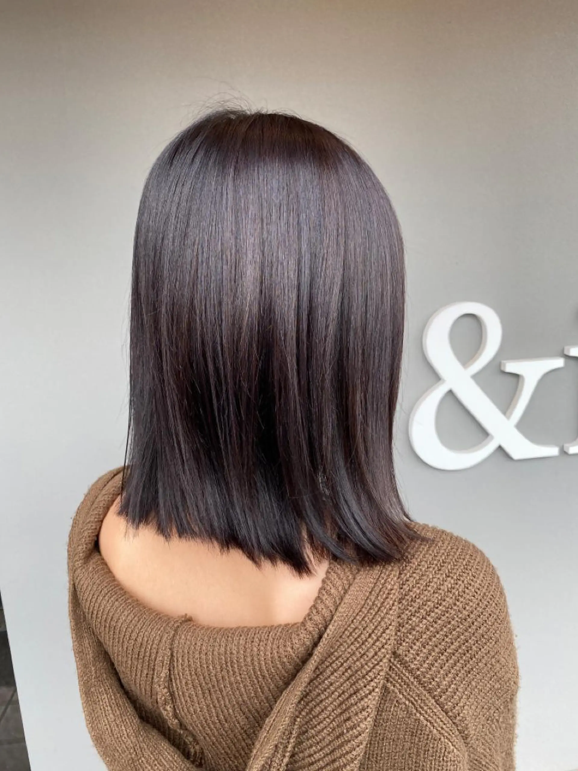 ミディアム カット ヘアカラー トリートメント 平田 広大のヘアスタイル